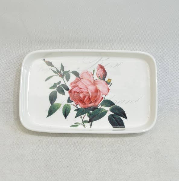 Porcelain Roses Tray