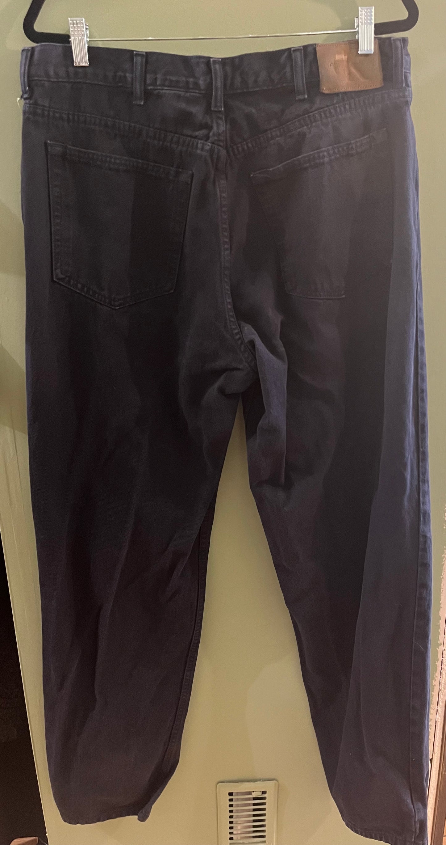 Vintage 90’s Calvin Klein black jeans, 38/XL