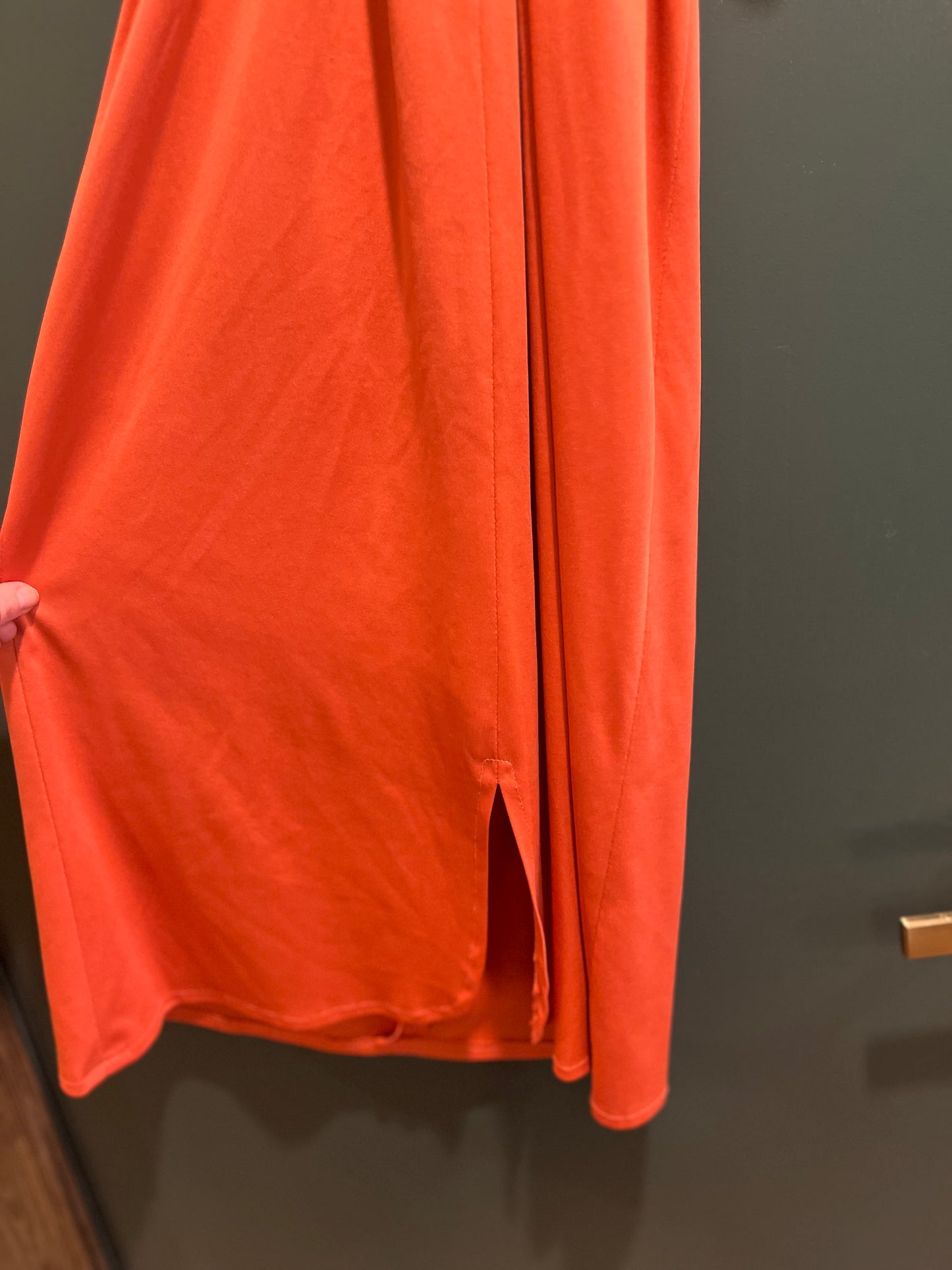 Vintage 1970’s Salmon Pink Gauze Dress, s/xs
