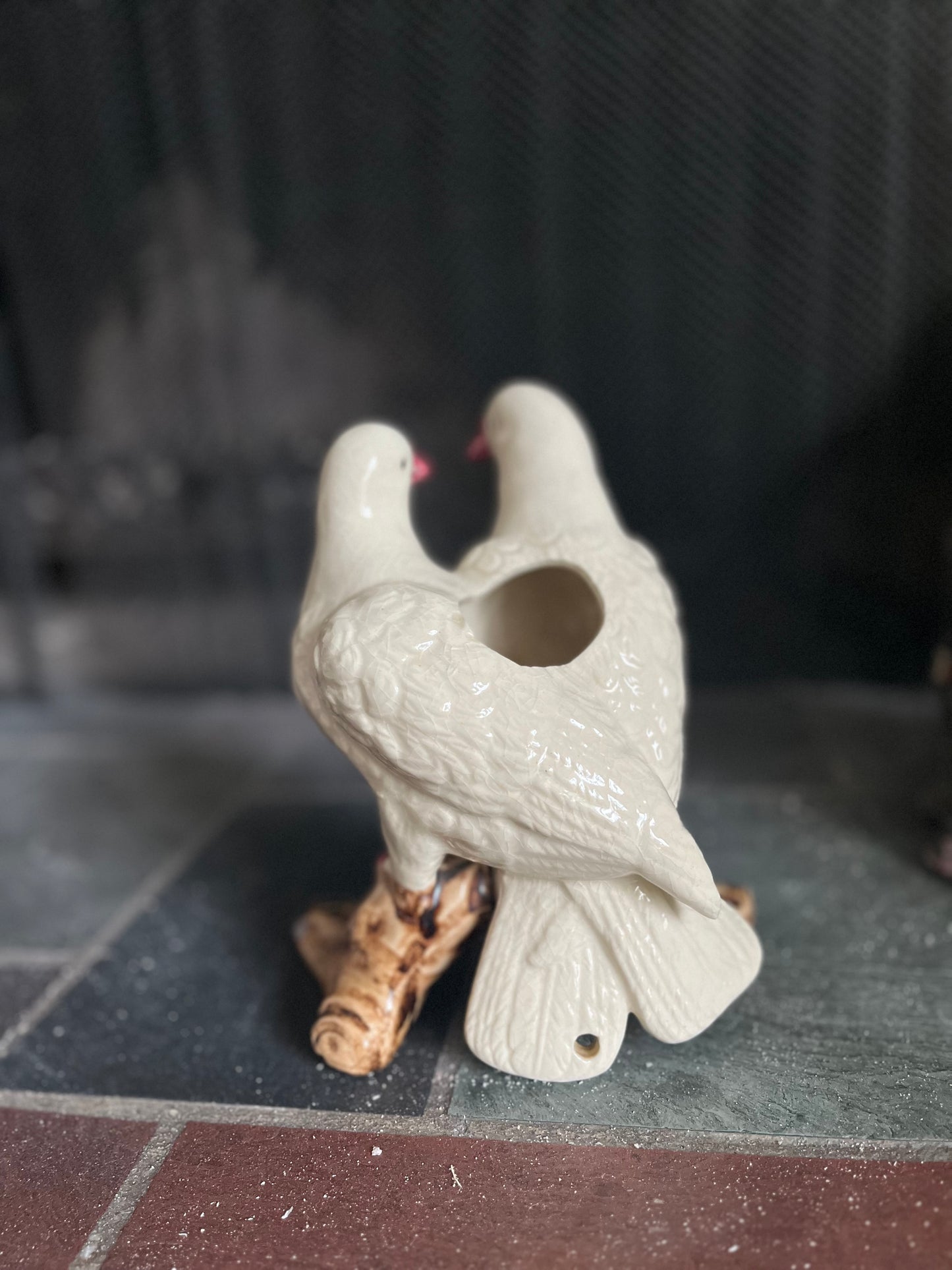 Vintage Ceramic Birds Figurine