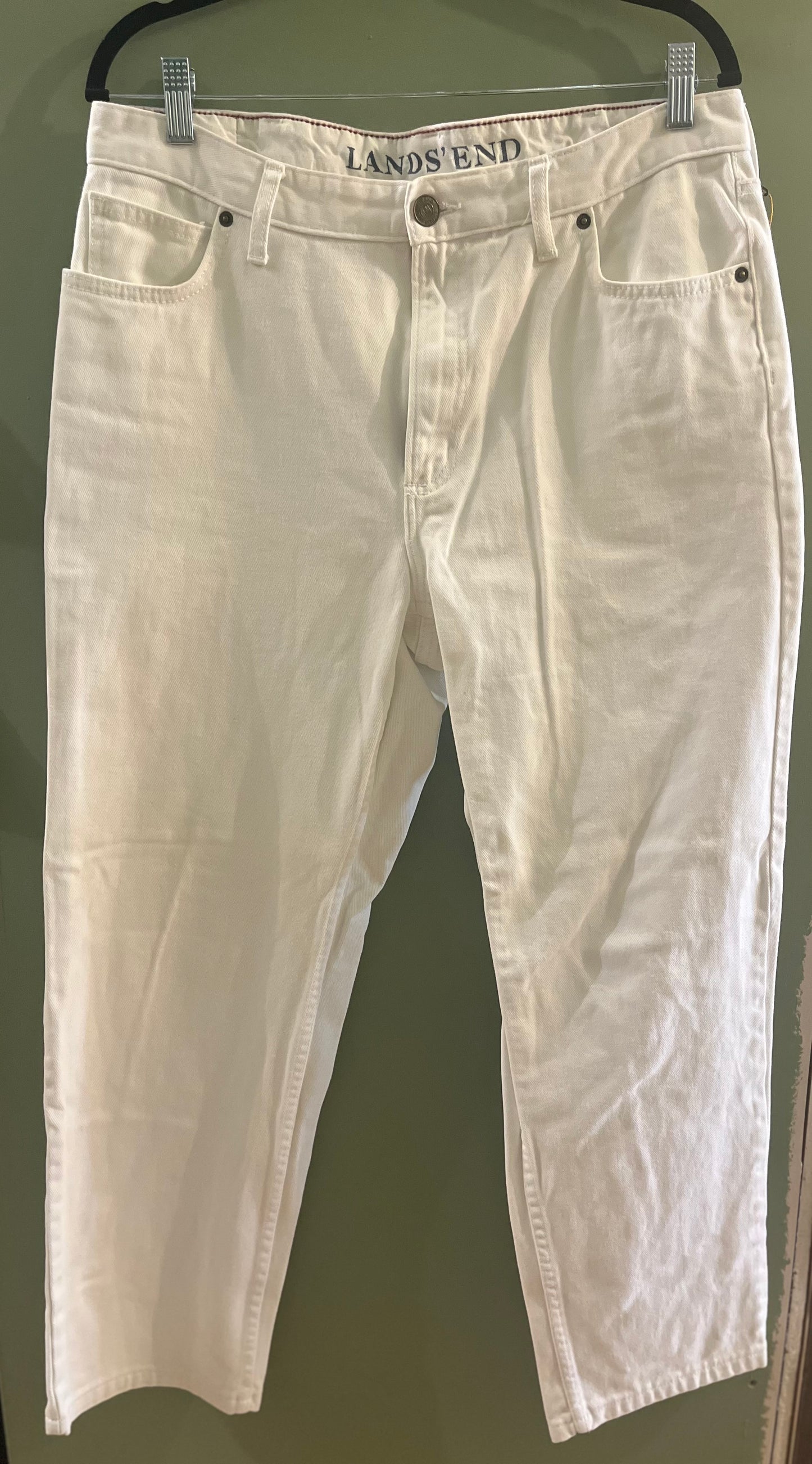 White Land’s End Jeans, 34/large