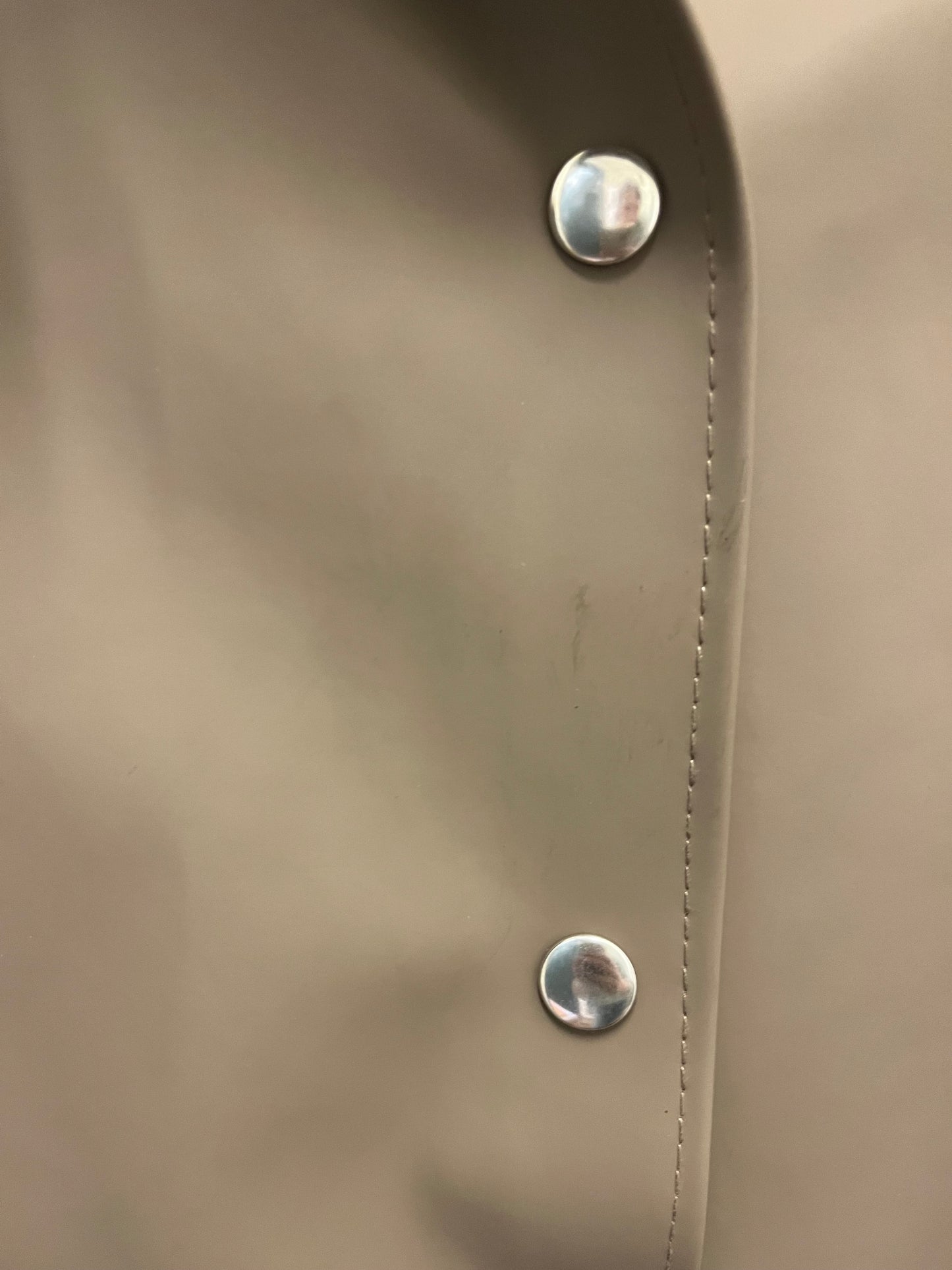 Non vintage Stutterheim beige rain jacket, xs