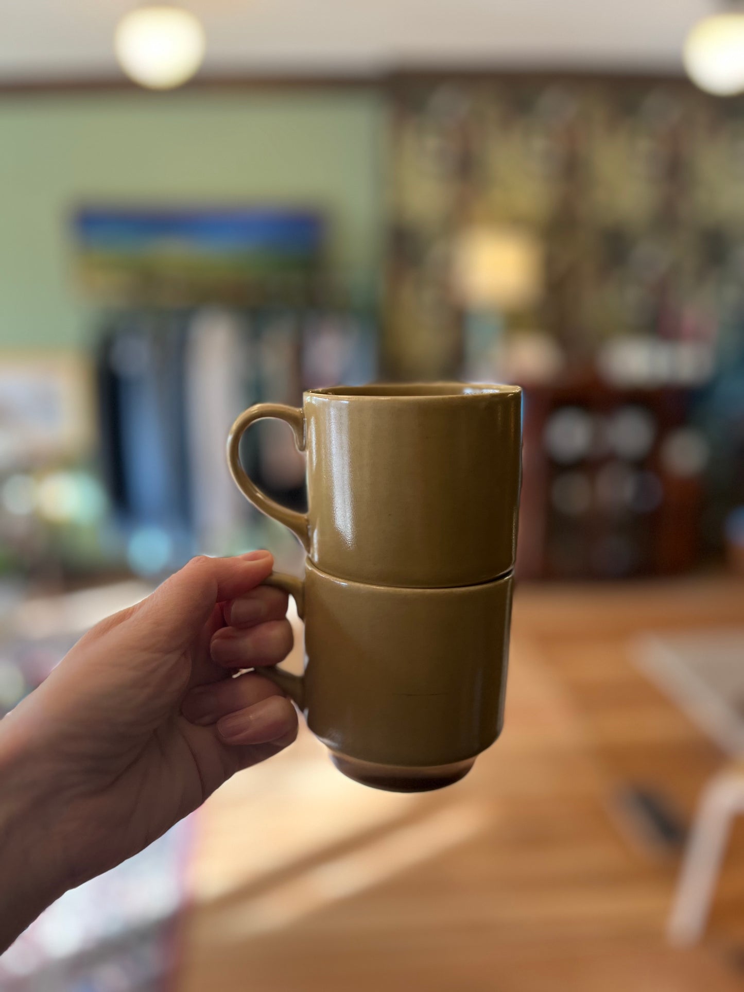Vintage Hearthside Stoneware Mug