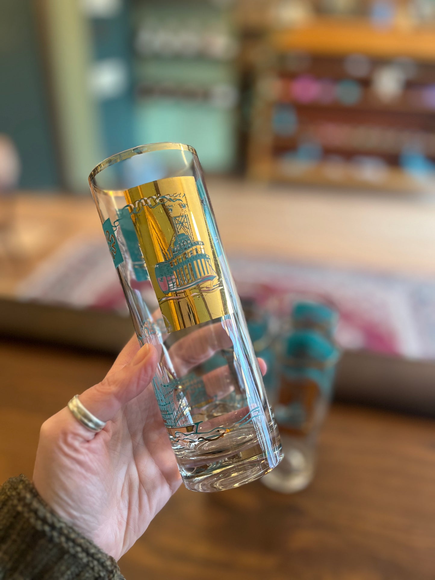 Vintage Catamaran Highball/Collins Glasses