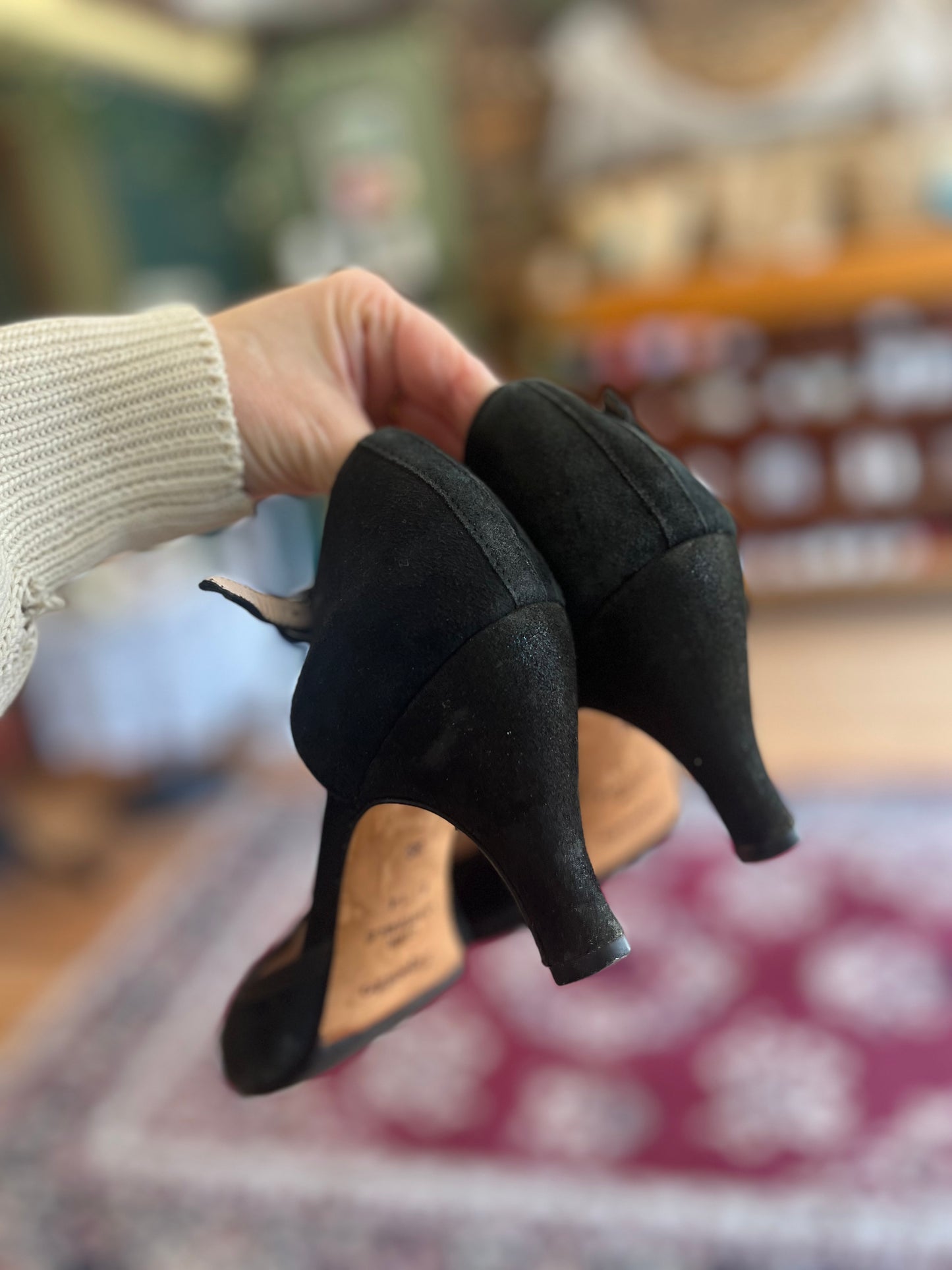 Repetto black heels, 38
