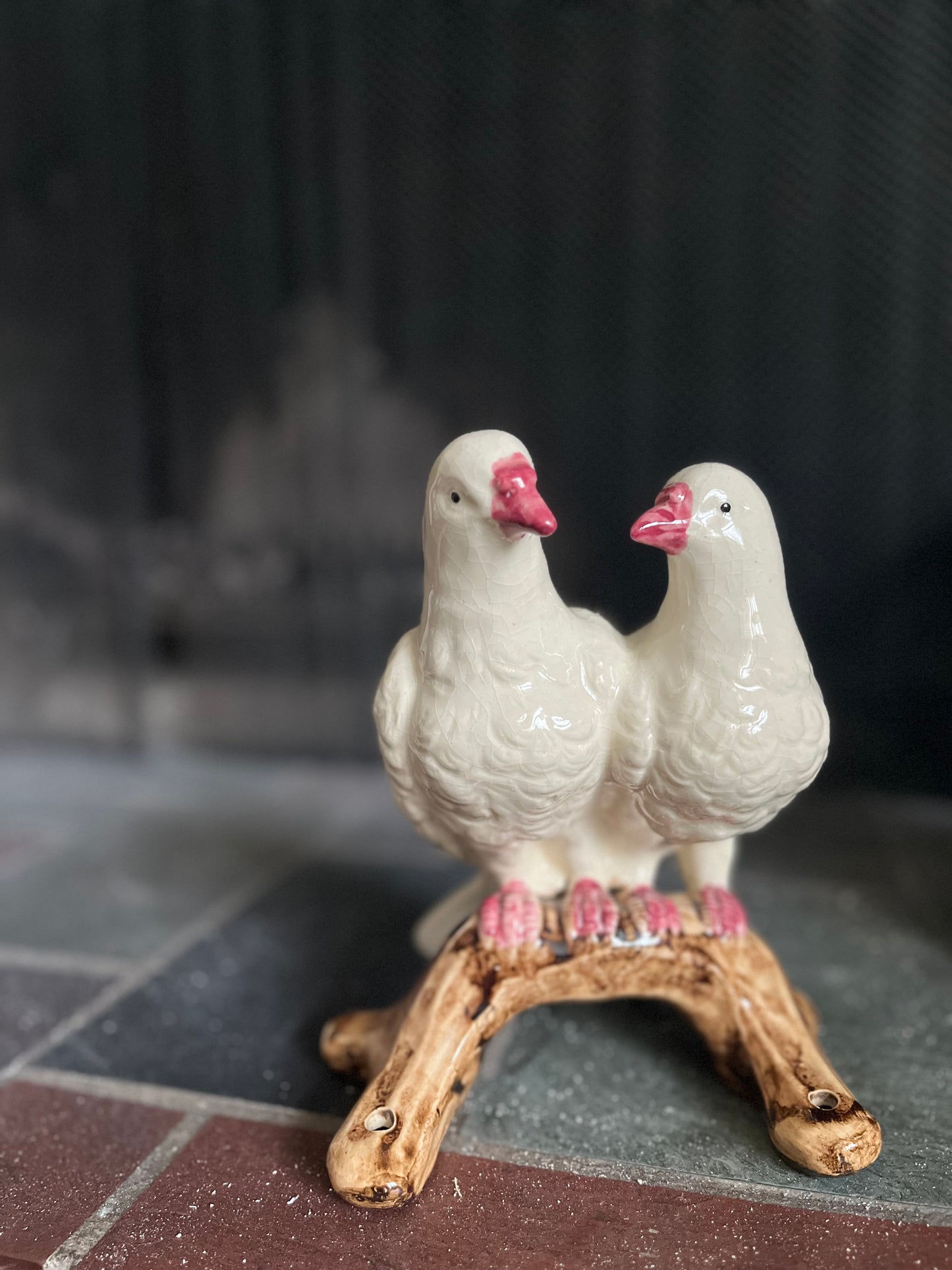 Vintage Ceramic Birds Figurine