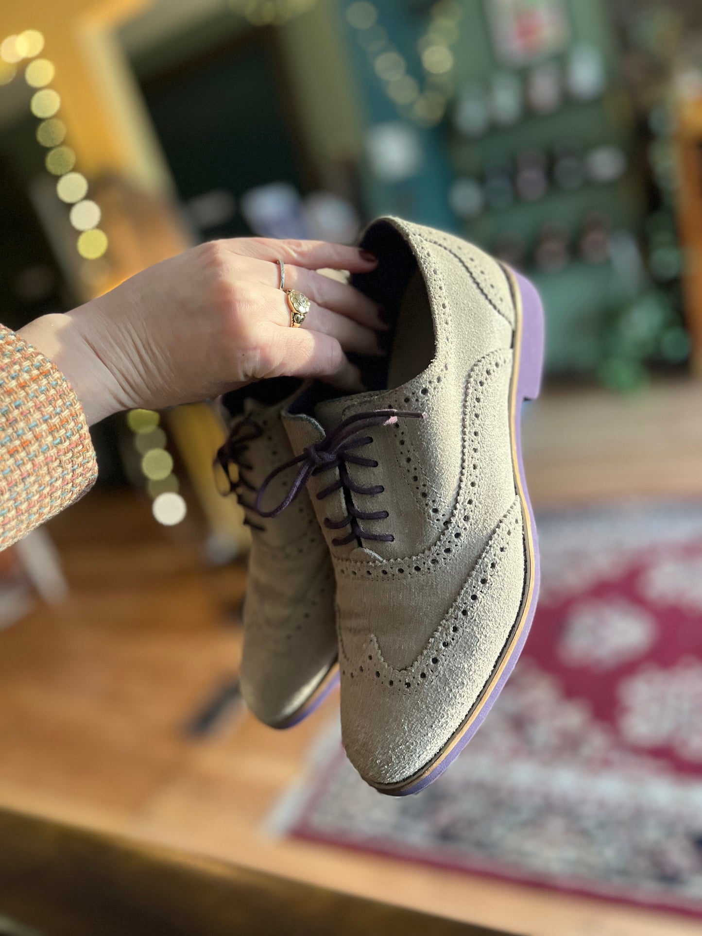 Cole Haan Suede Oxfords, 8