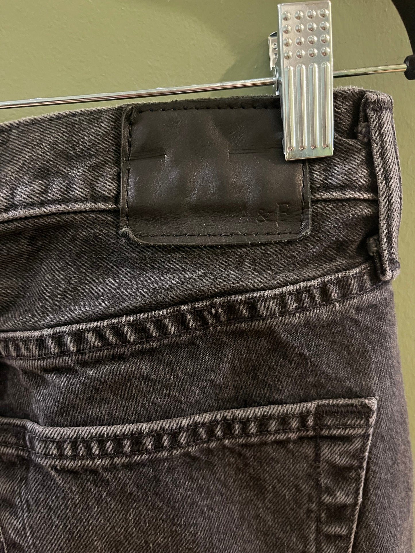Abercrombie and Fitch black jeans, 29/Small/Medium