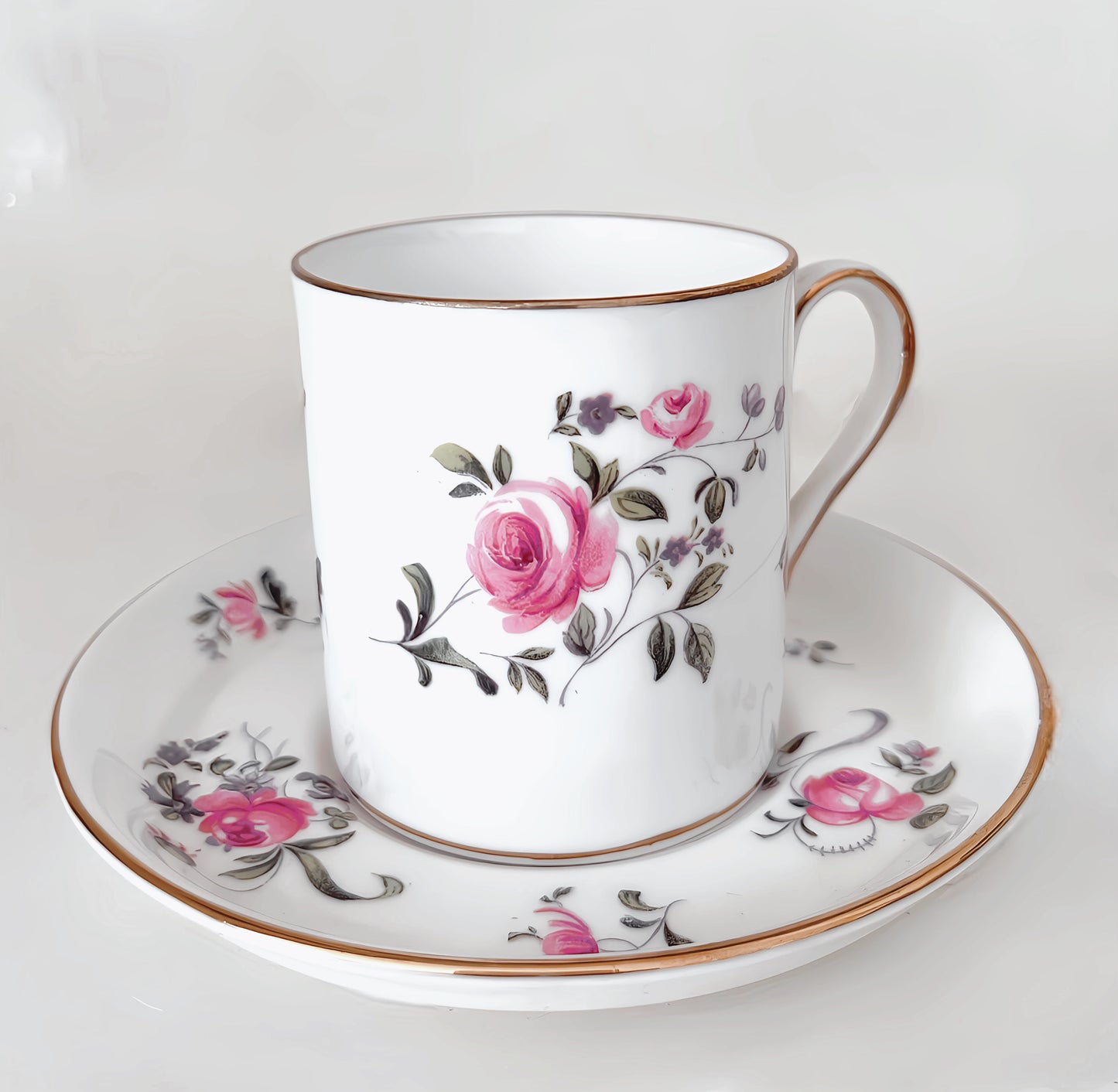 Vintage Royal Chelsea Demitasse Cup & Saucer