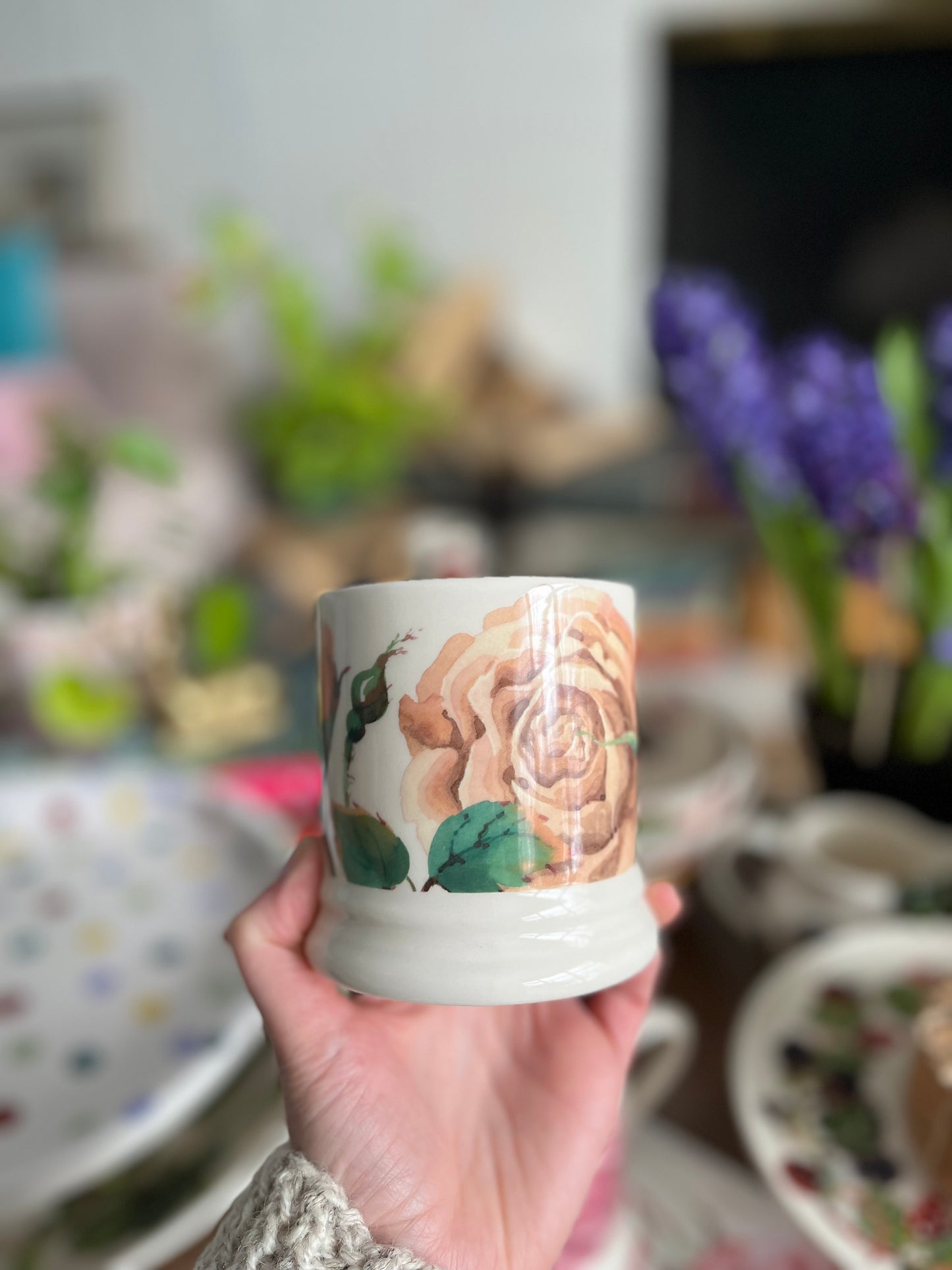 Emma Bridgewater Roses All My Life Mug, seconds