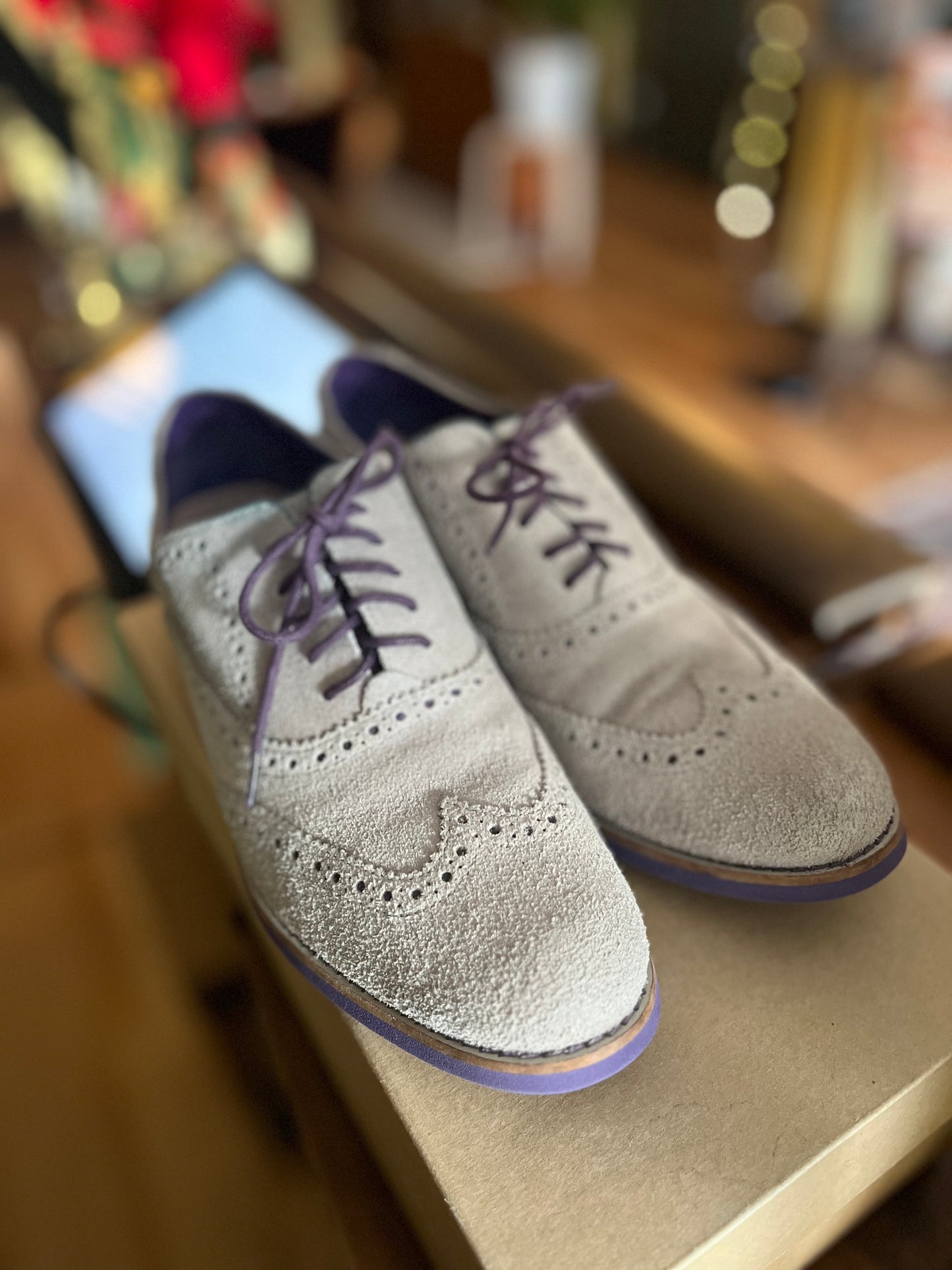 Cole Haan Suede Oxfords, 8