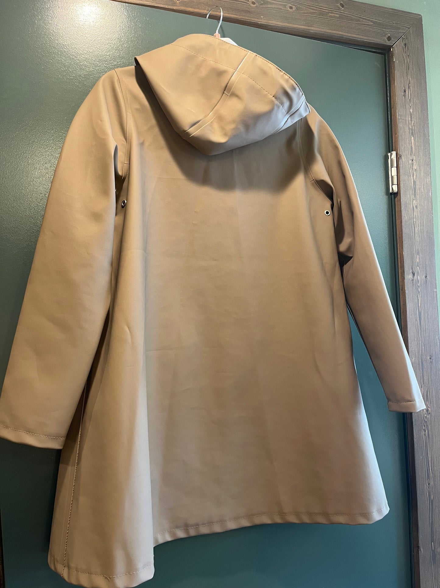 Non vintage Stutterheim beige rain jacket, xs