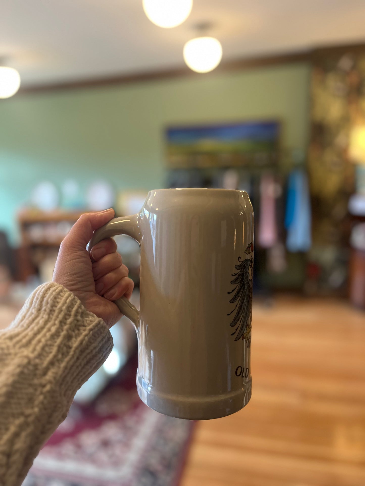 Massive 1L Old Germany beer mug