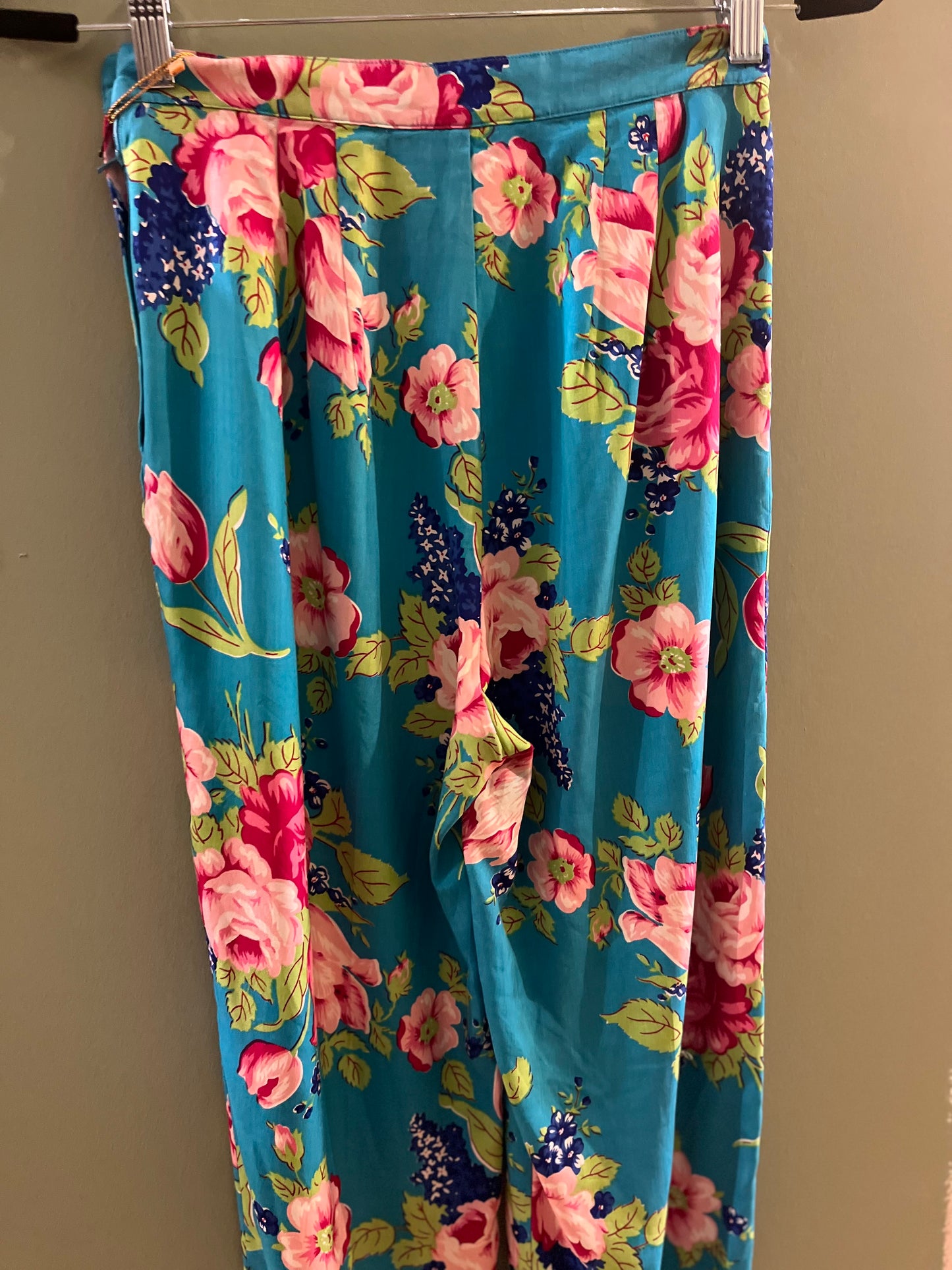 Vintage Adrienne Vittadini Silk trousers, extra small