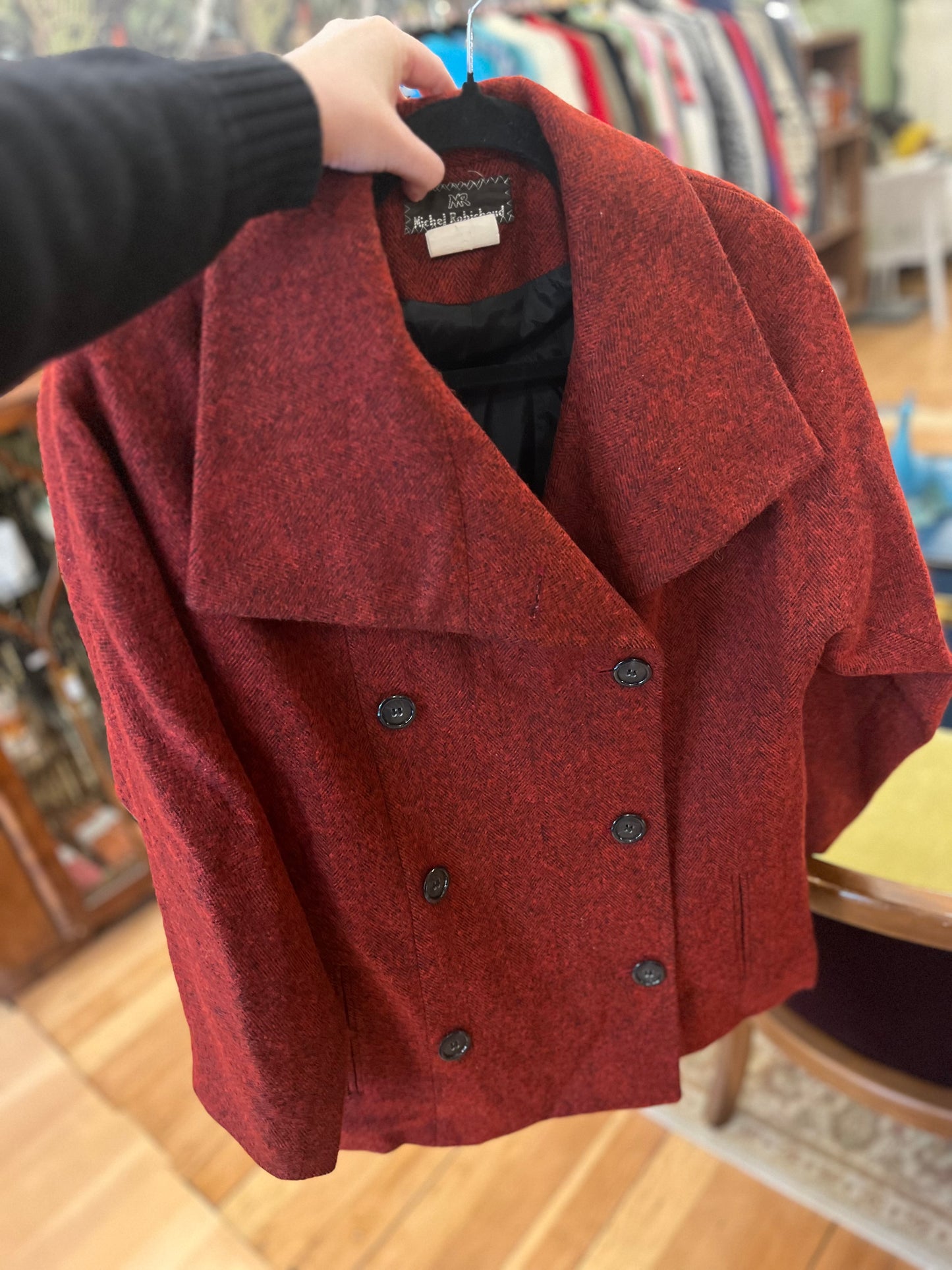 Vintage Michel Robichaud Wool Jacket, S/M