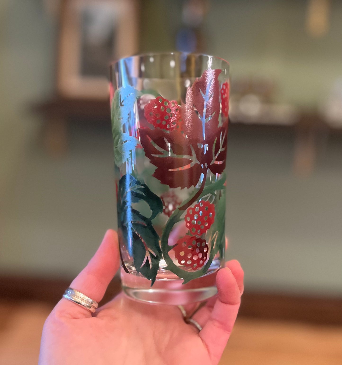 Emma Bridgewater Bramble Glasses, Tall
