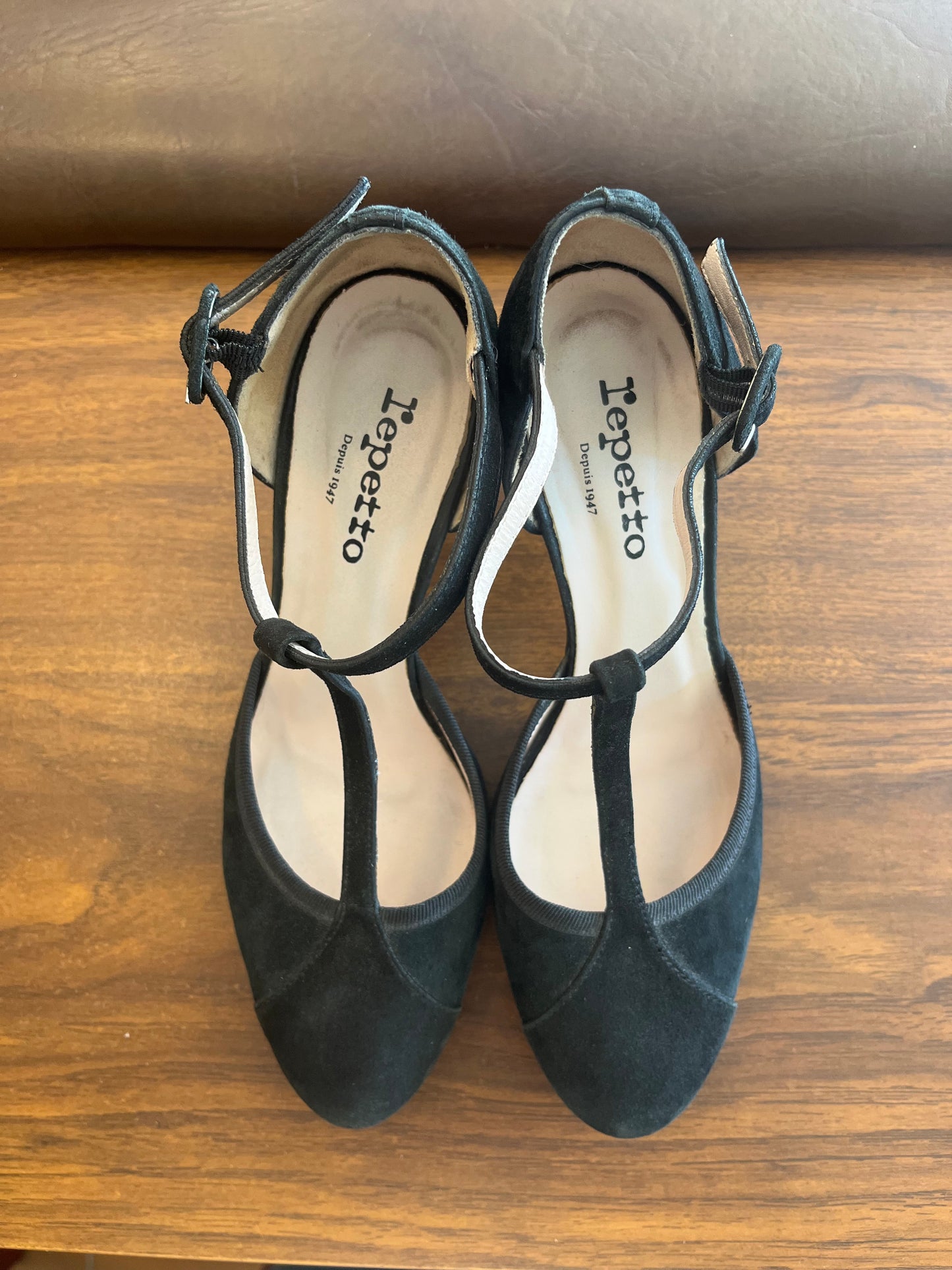 Repetto black heels, 38
