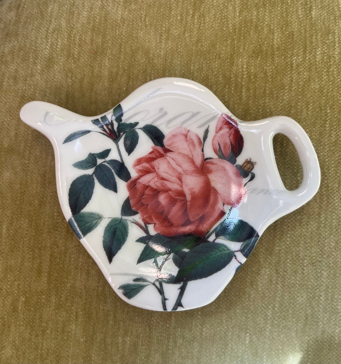 Porcelain Roses Tea Tidy