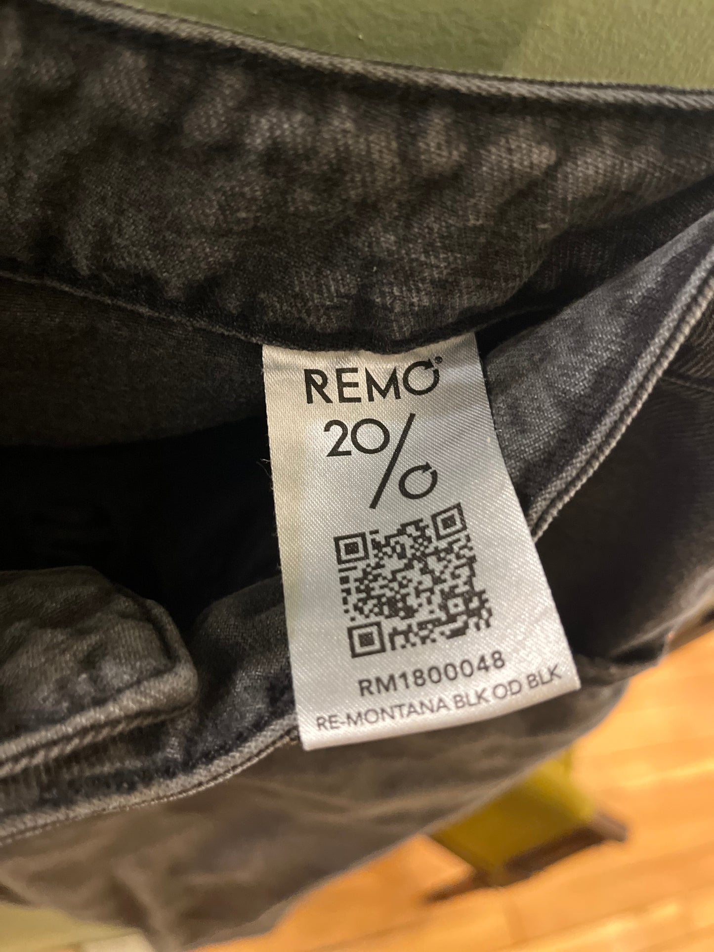 Remo black jeans, 30/S-M