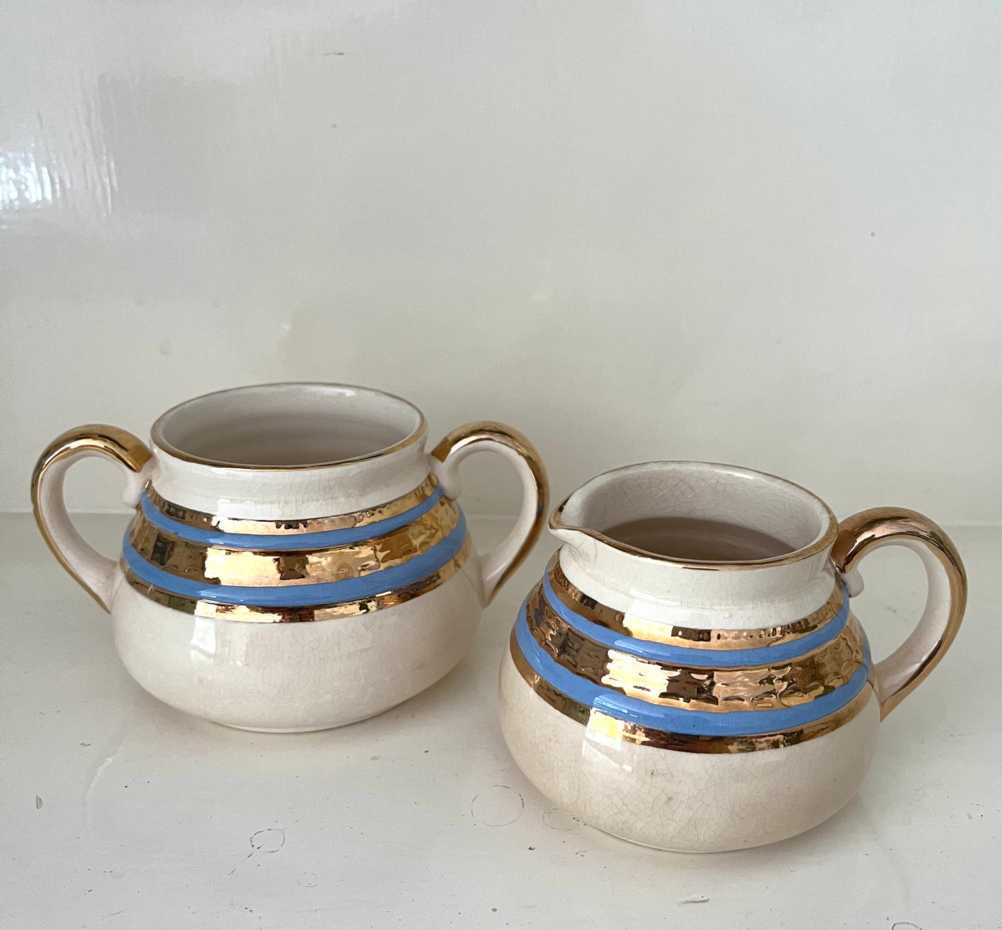 Vintage Gibsons English China Creamer & Sugar