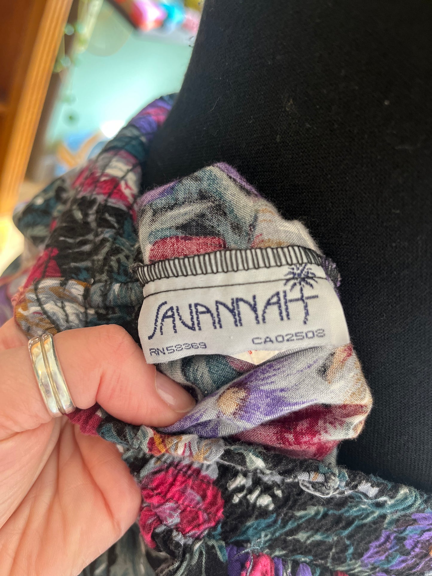 Vintage 90’s Savannah Floral Skirt, S/M