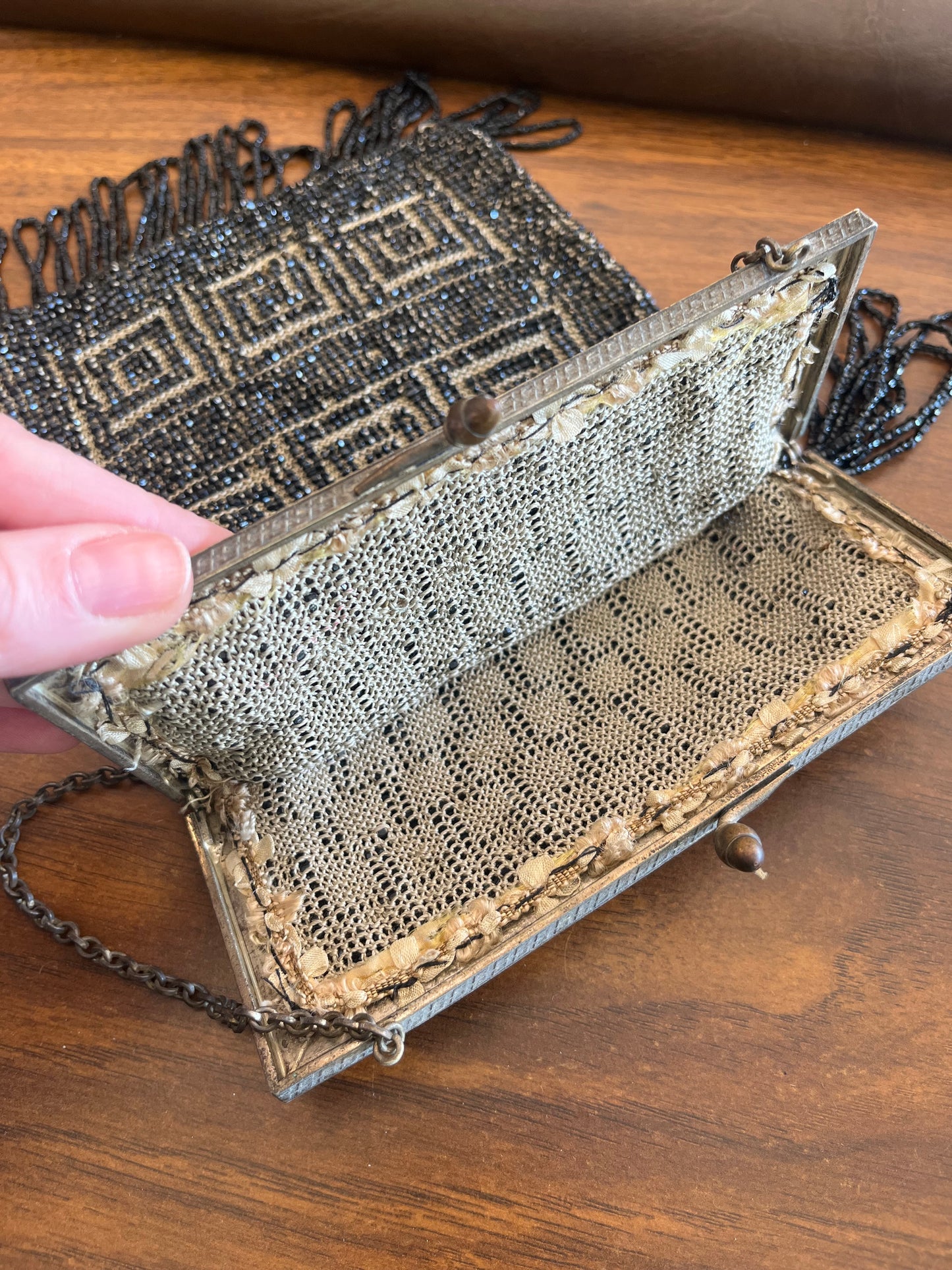 Vintage 1920’s beaded flapper purse