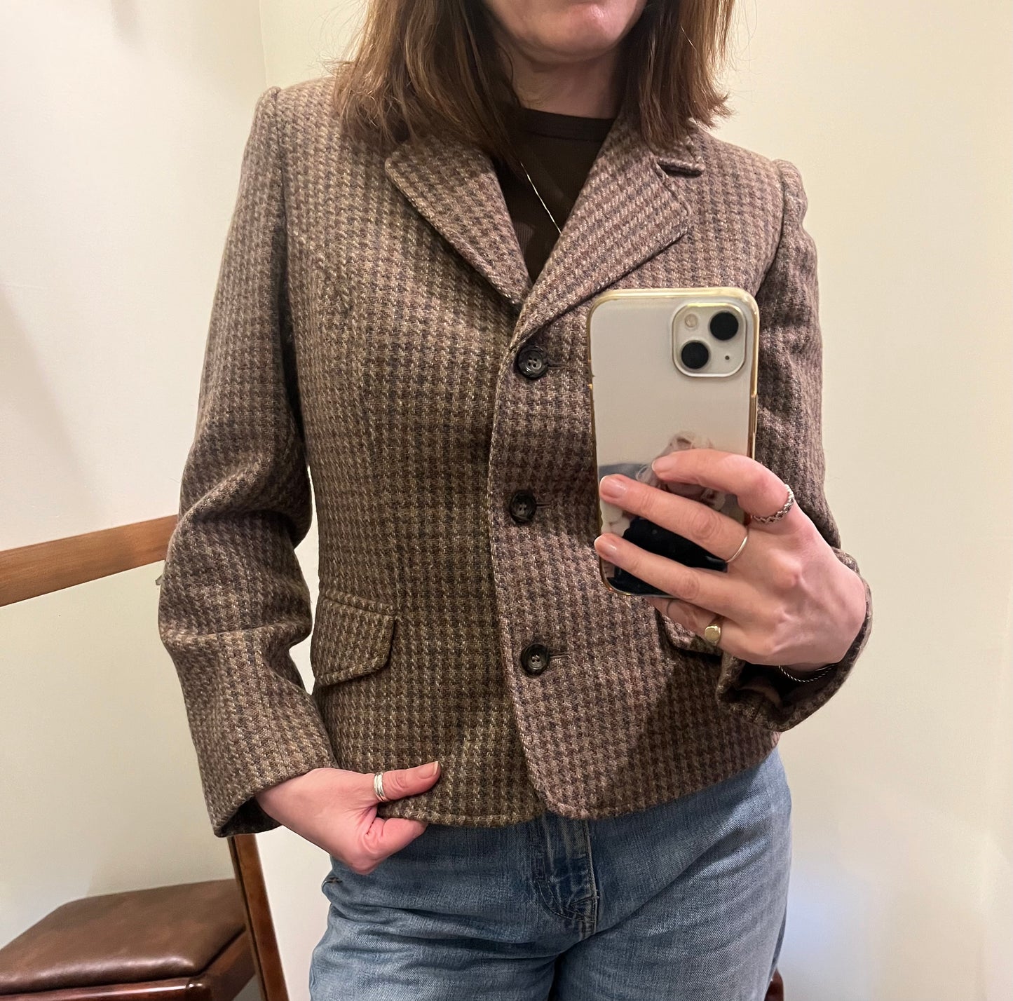 Vintage wool blazer, small