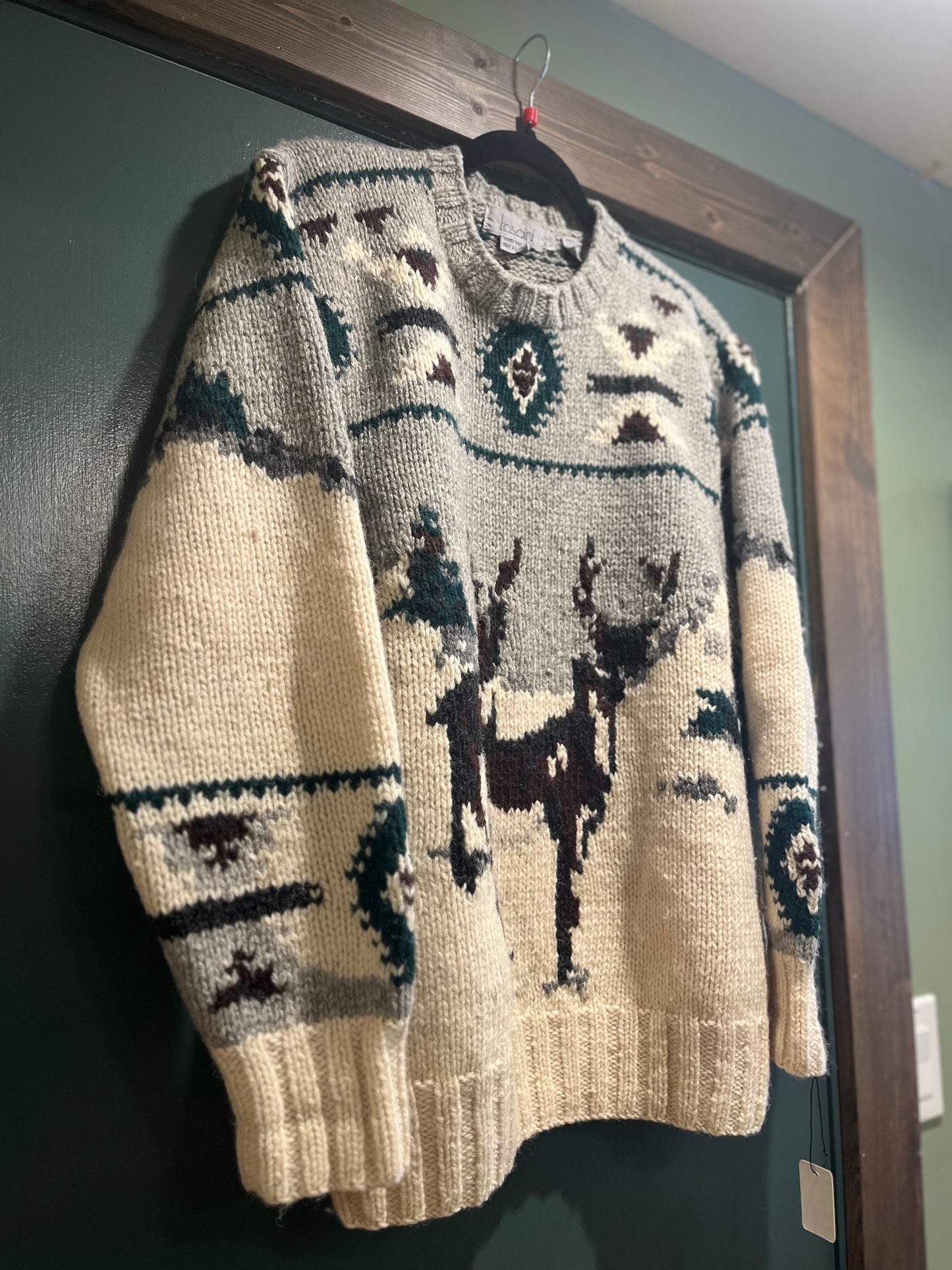 Vintage Wool Tosani Knit Sweater, Large