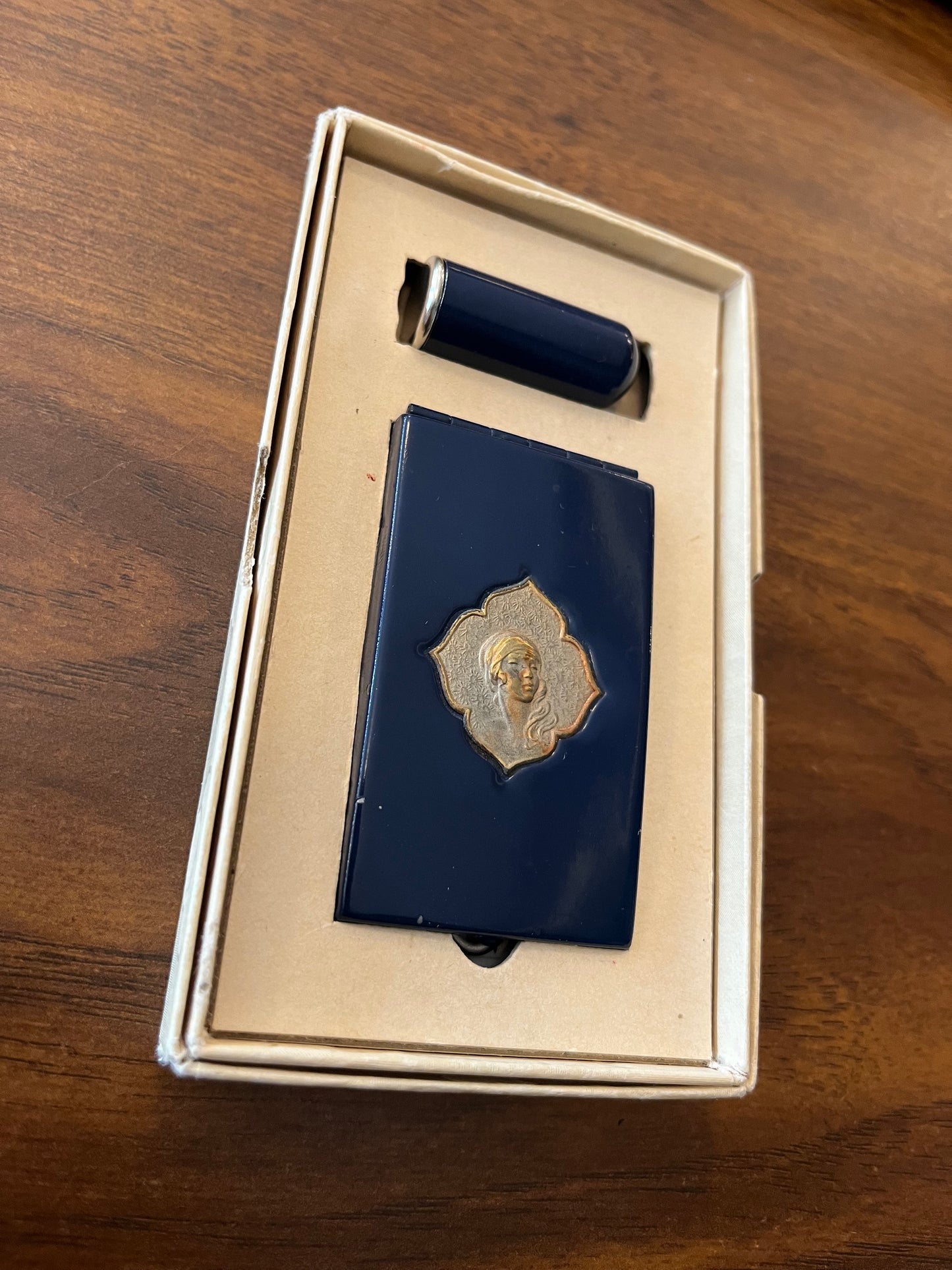 Vintage 1920’s Vashé Unused Compact and Lipstick Tube