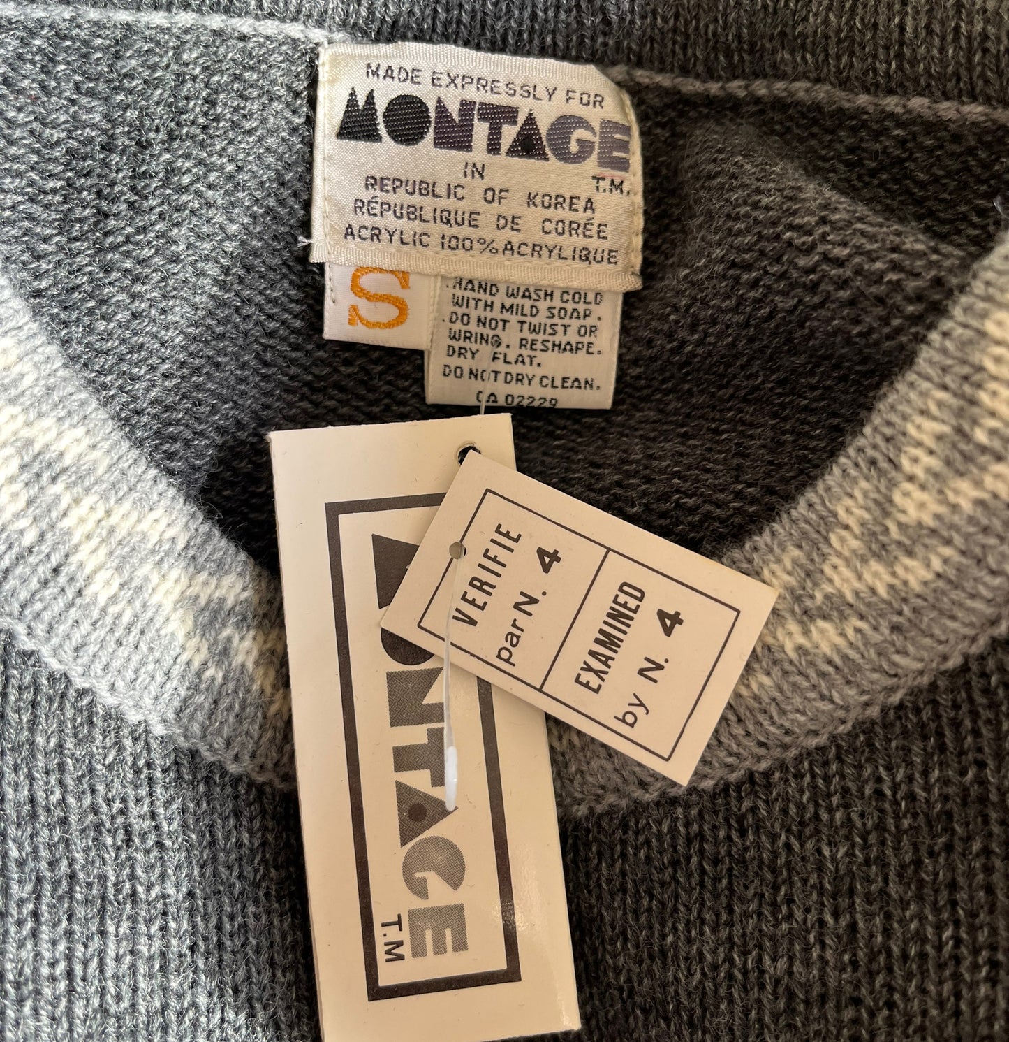 Sale! Vintage 1970’s Montage Goose Sweater, Small