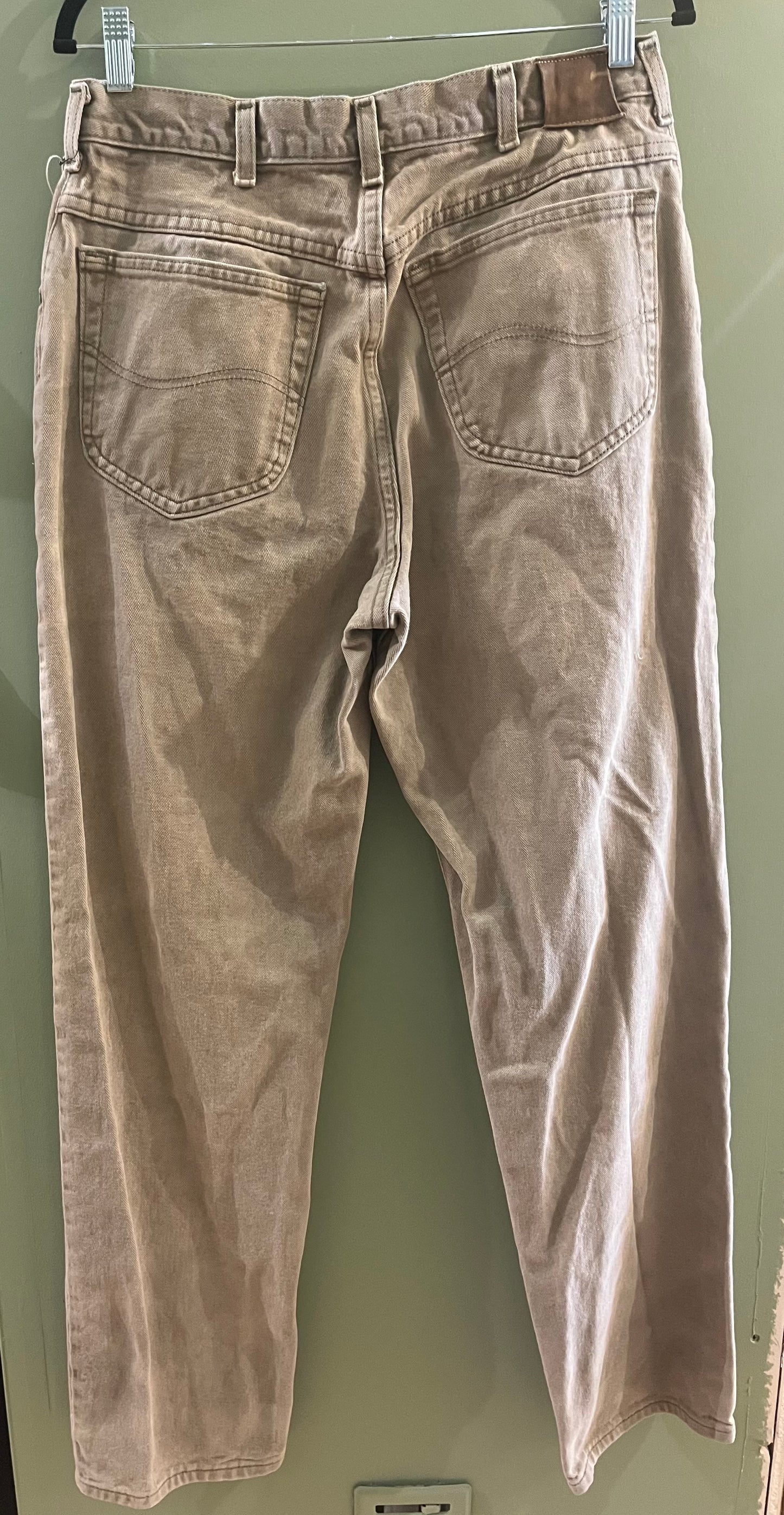 Vintage Lee Olive green jeans, 32/M-L
