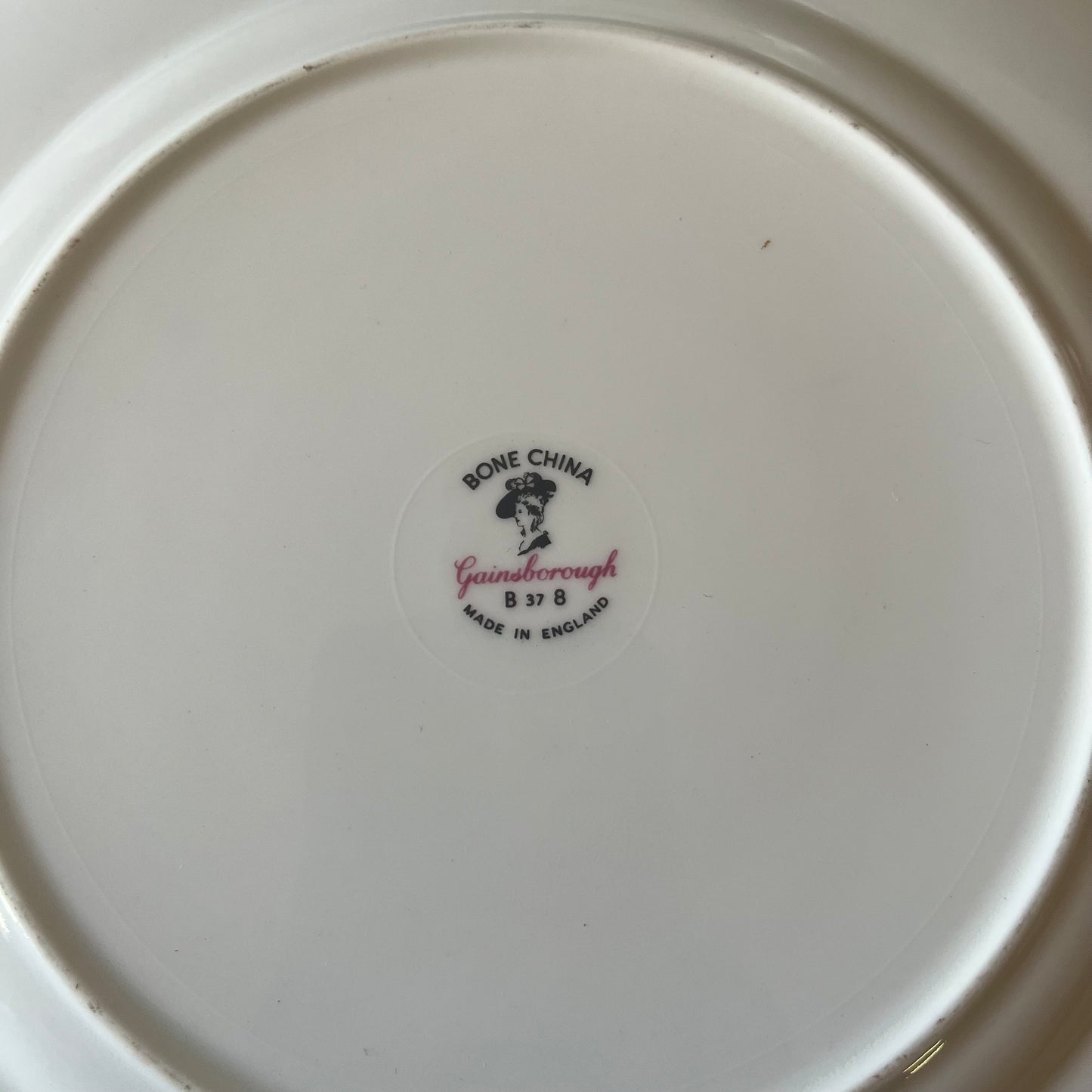 Vintage Equestrian China Plate #2