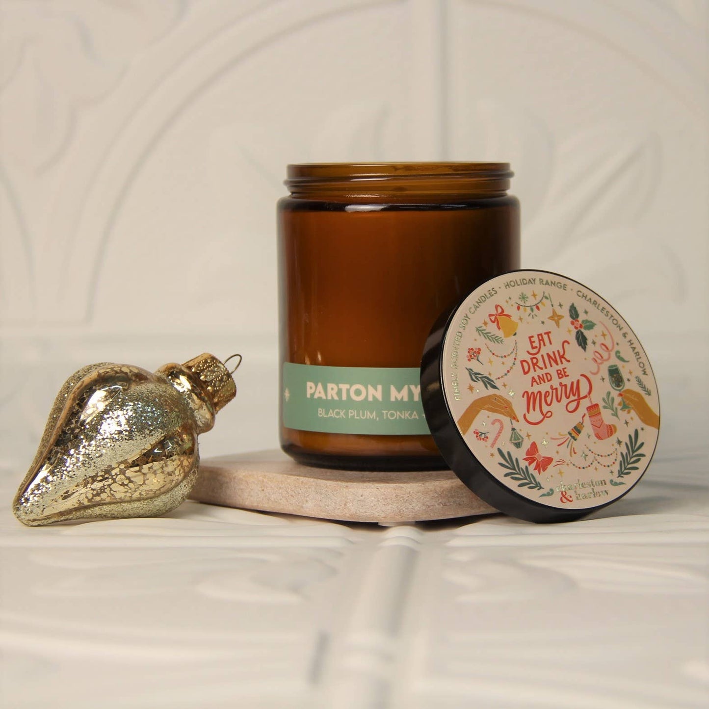 Sale! HOLIDAY Parton My Plums Soy Wax Candle -plum tonka currant
