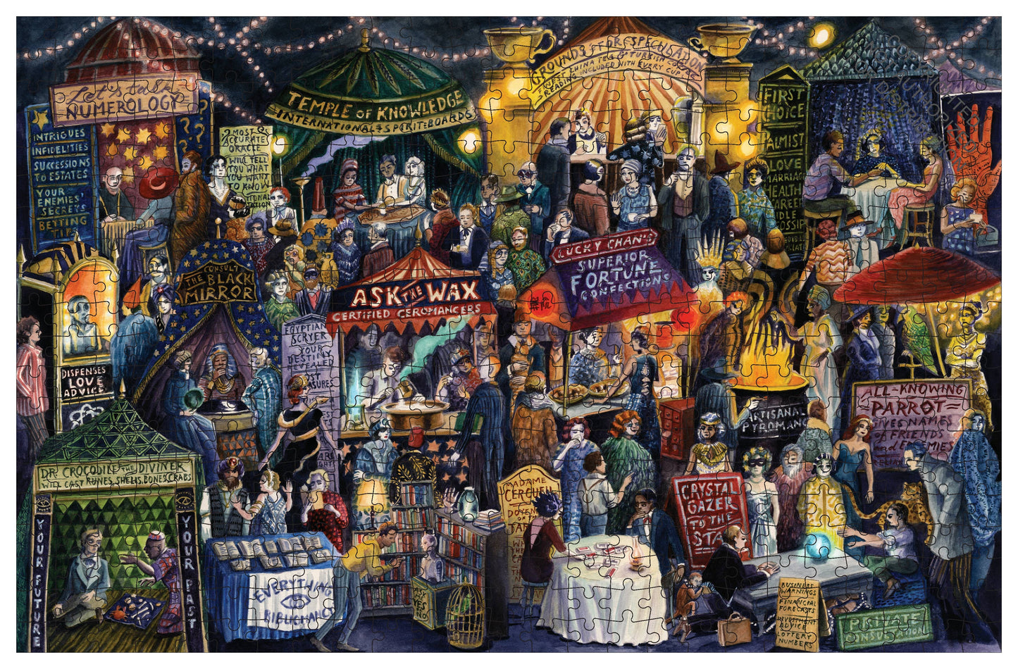 Murder Most Puzzling: The Clairvoyants’ Convention 500-Piece Puzzle