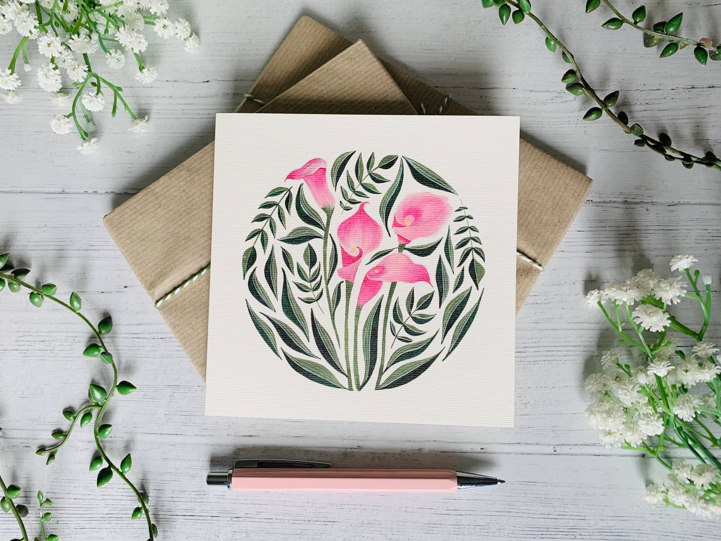 Calla Lilies Greeting Card