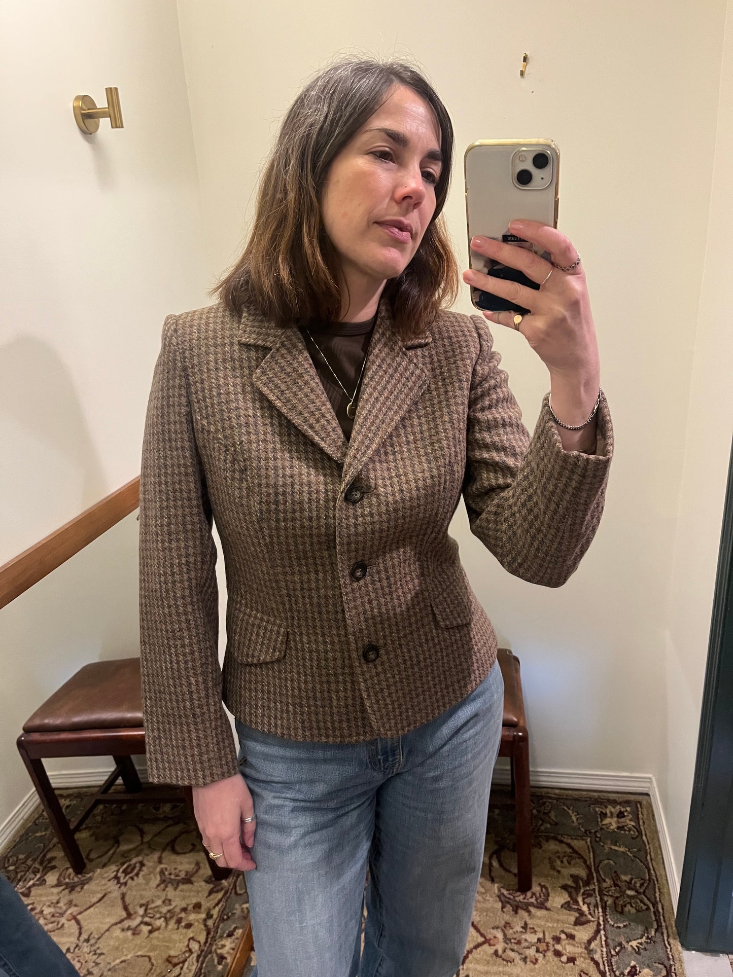 Vintage wool blazer, small