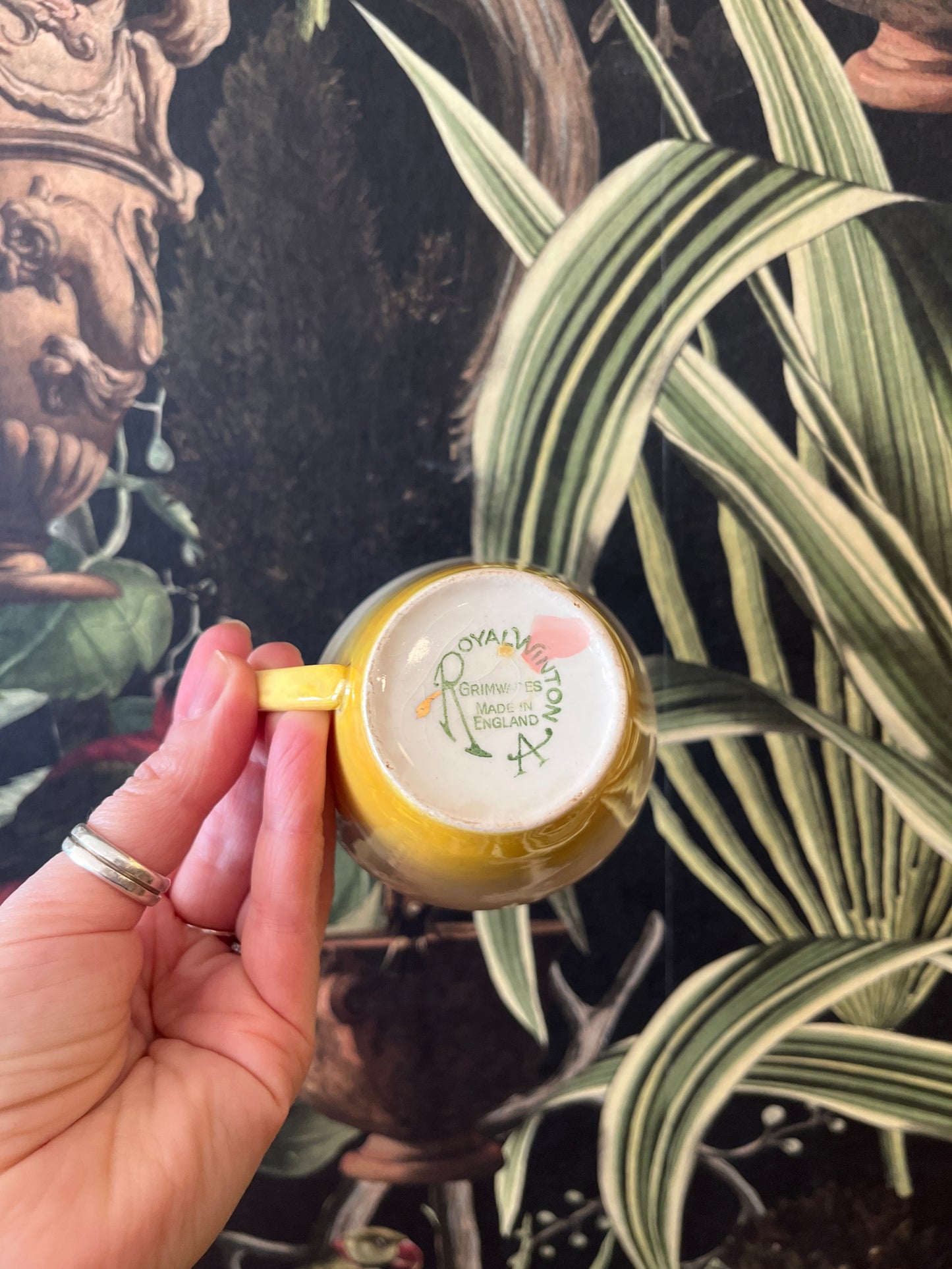 Vintage Royal Winton yellow teacup