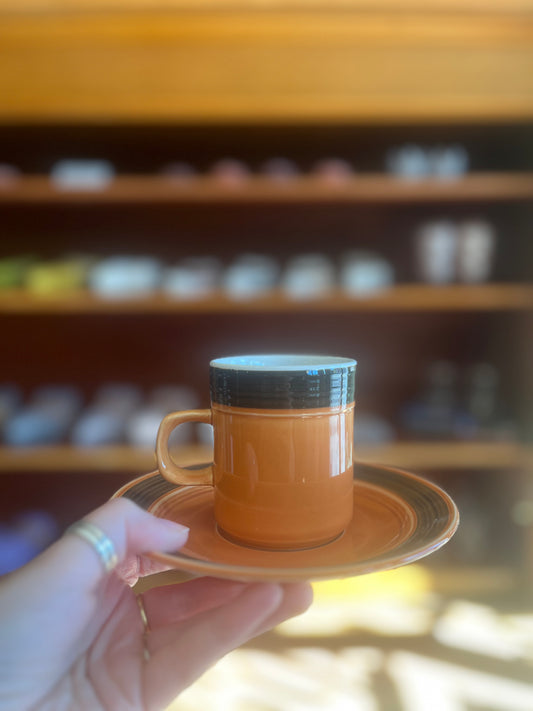 Vintage Mikasa Melon cup & saucer