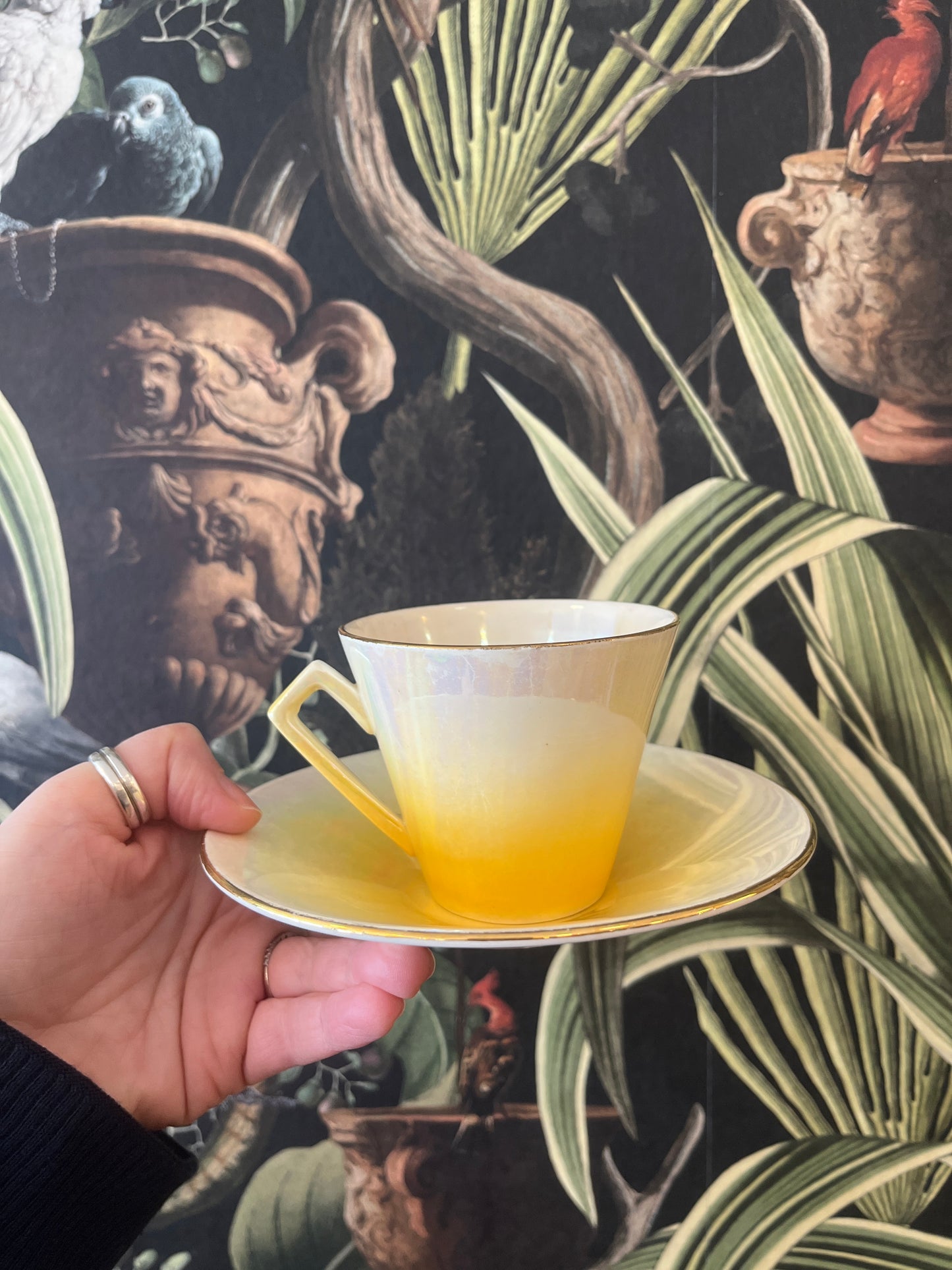 Vintage Royal Winton yellow teacup
