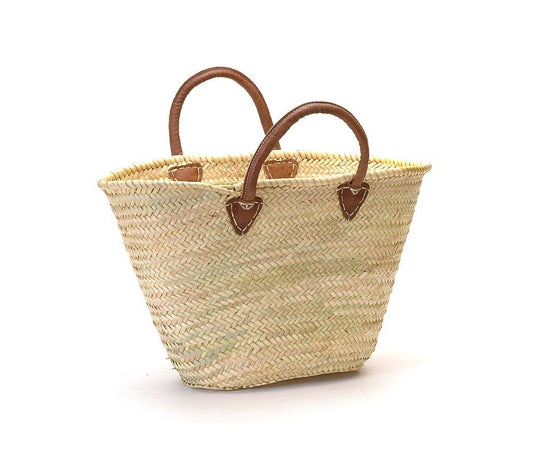 Straw Market Short Handle Bag