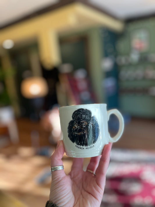 Vintage French Poodle Mug