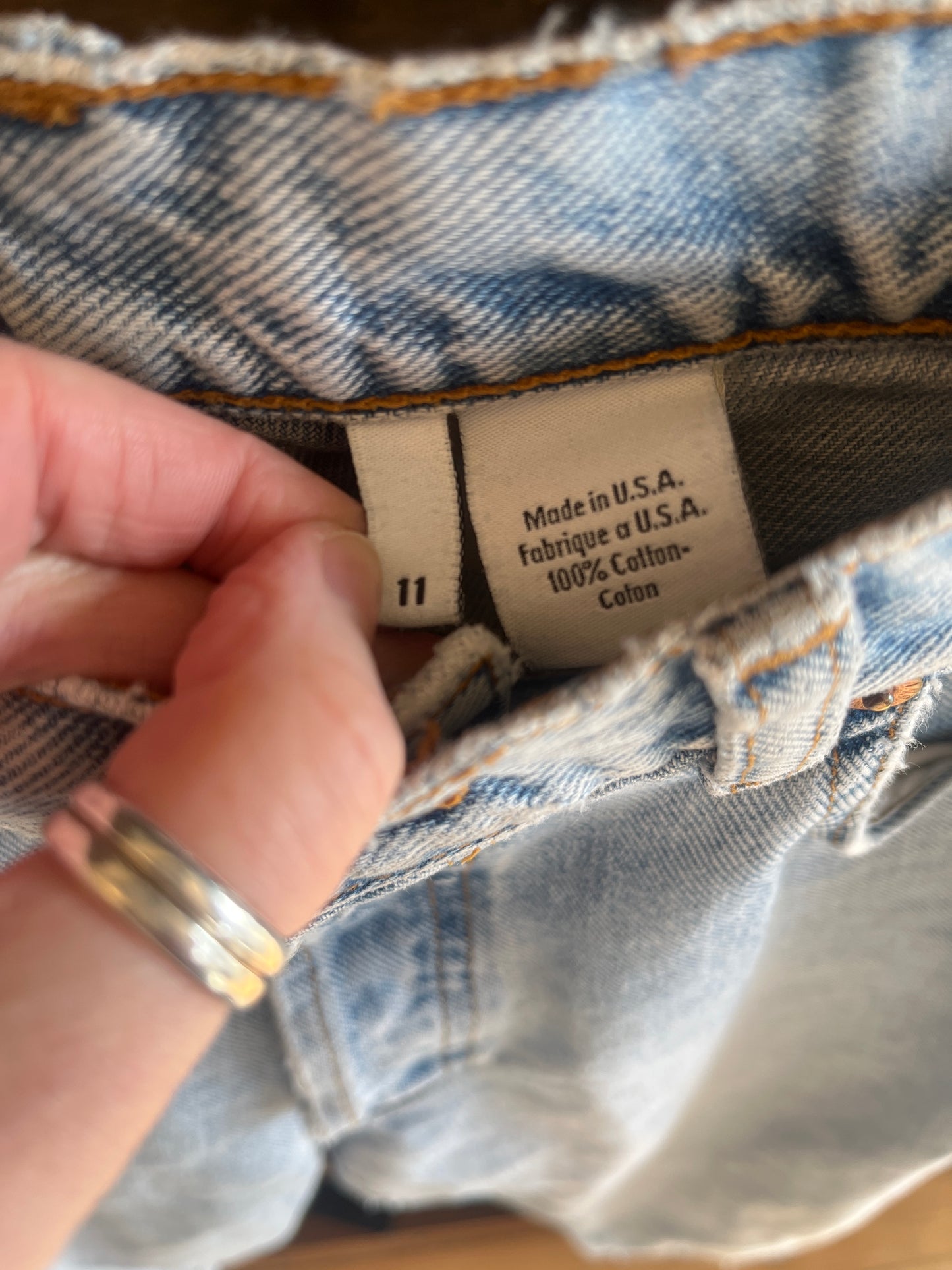 Vintage 90s light wash Calvin Klein jeans, medium, 30” waist