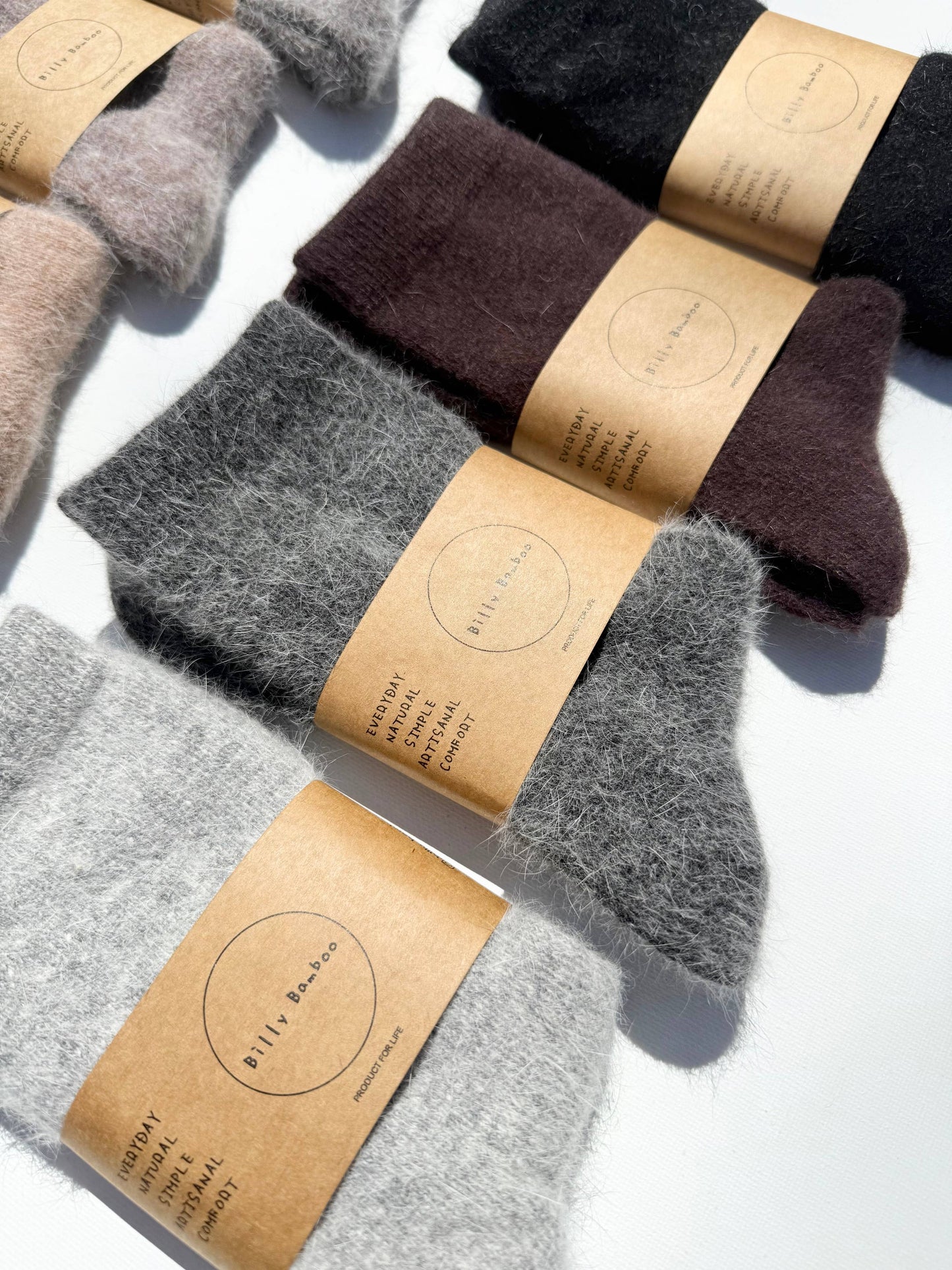 Billy Bamboo fluffy angora socks