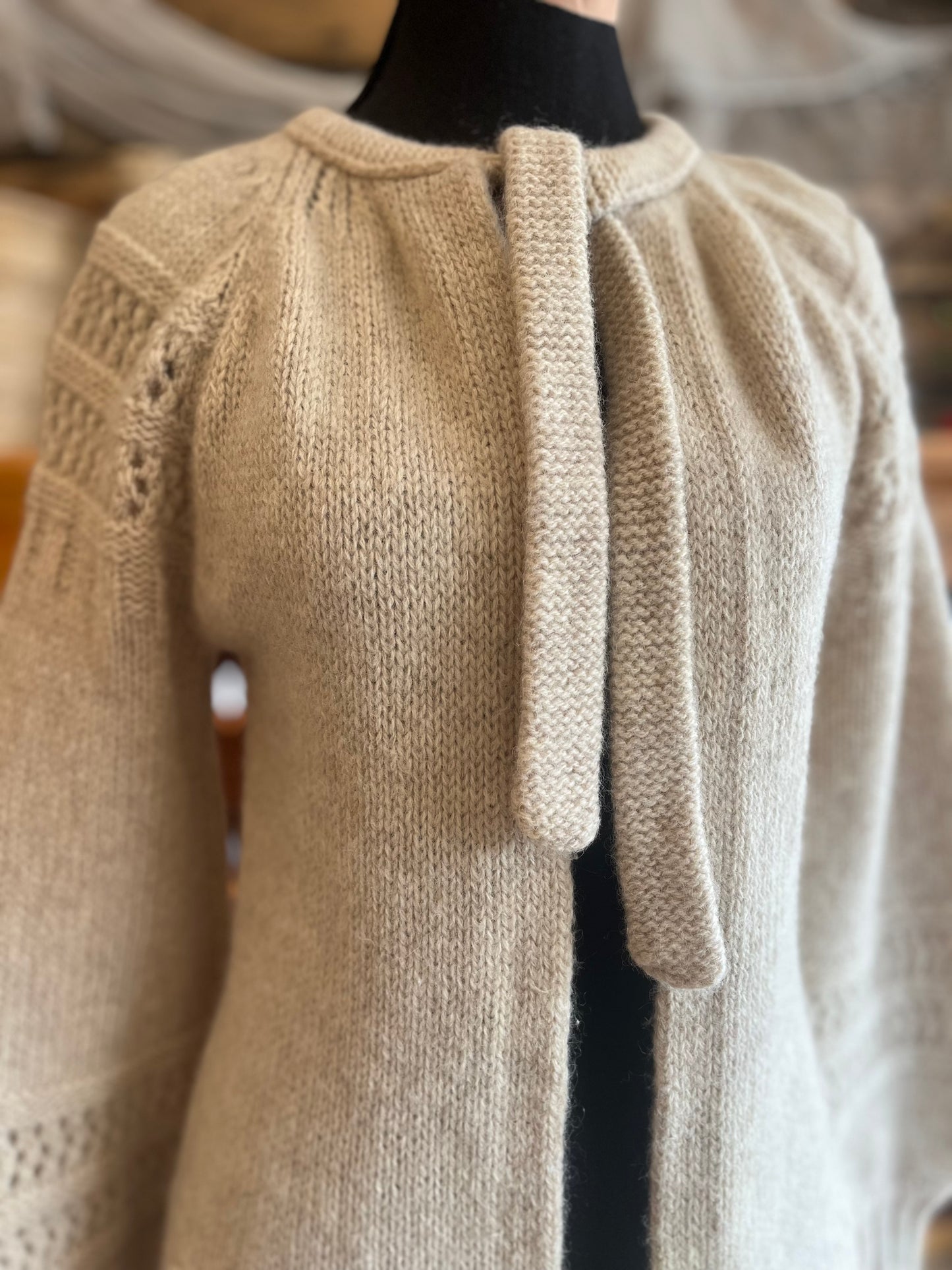 Vintage ‘Spanner’ wool open long jacket, medium