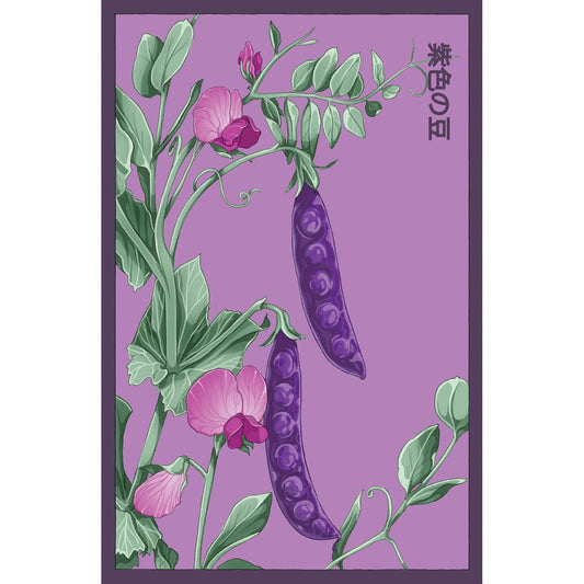 Shido Seeds Purple Peas Flower Seed Packet