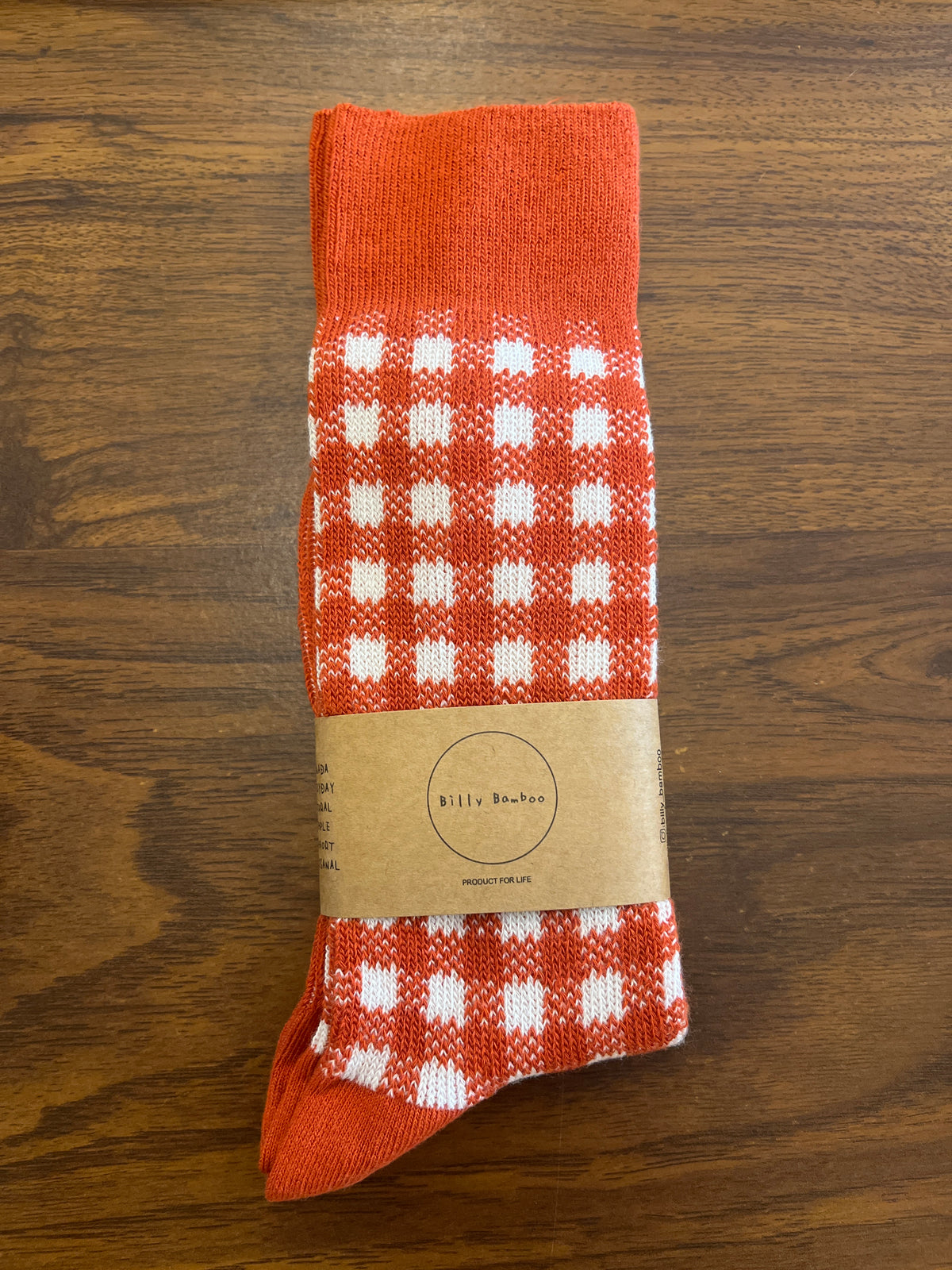 Billy Bamboo Cotswold Gingham Socks