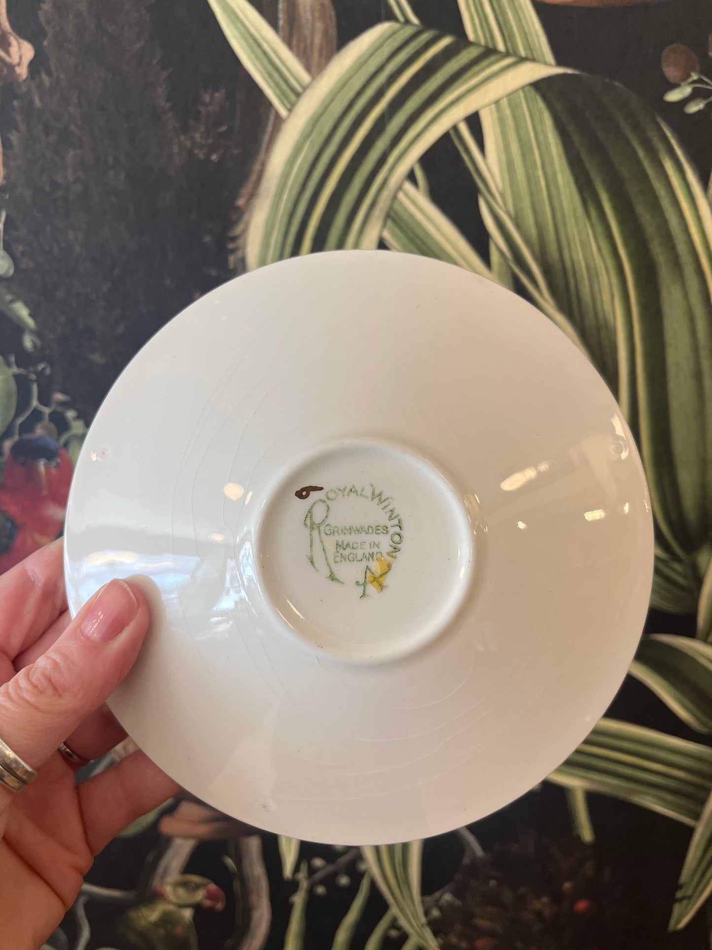 Vintage Royal Winton yellow teacup