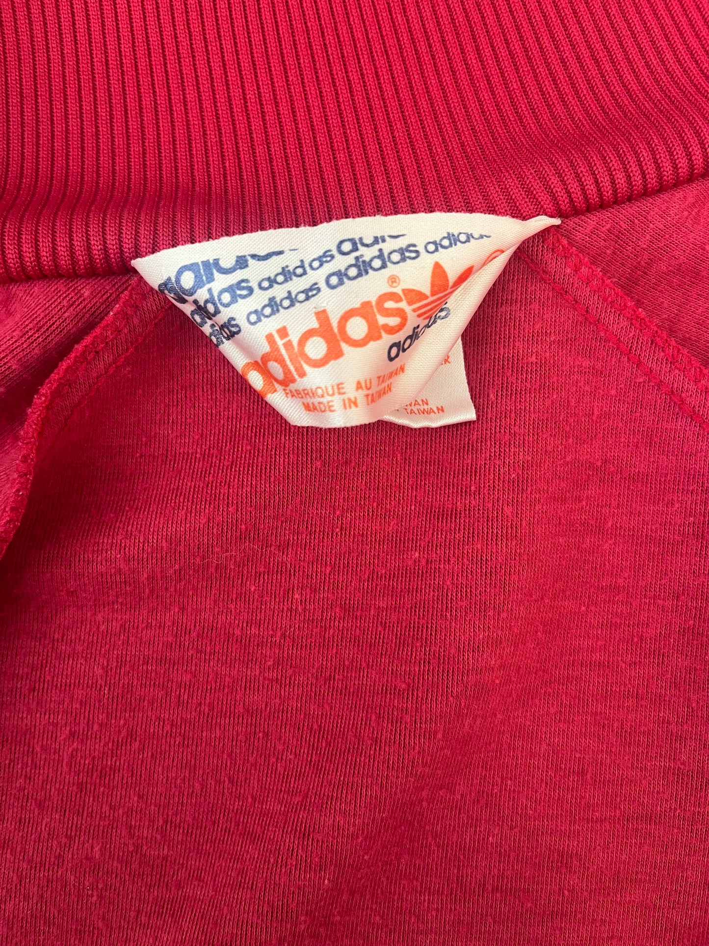 Vintage Adidas maroon jacket, small