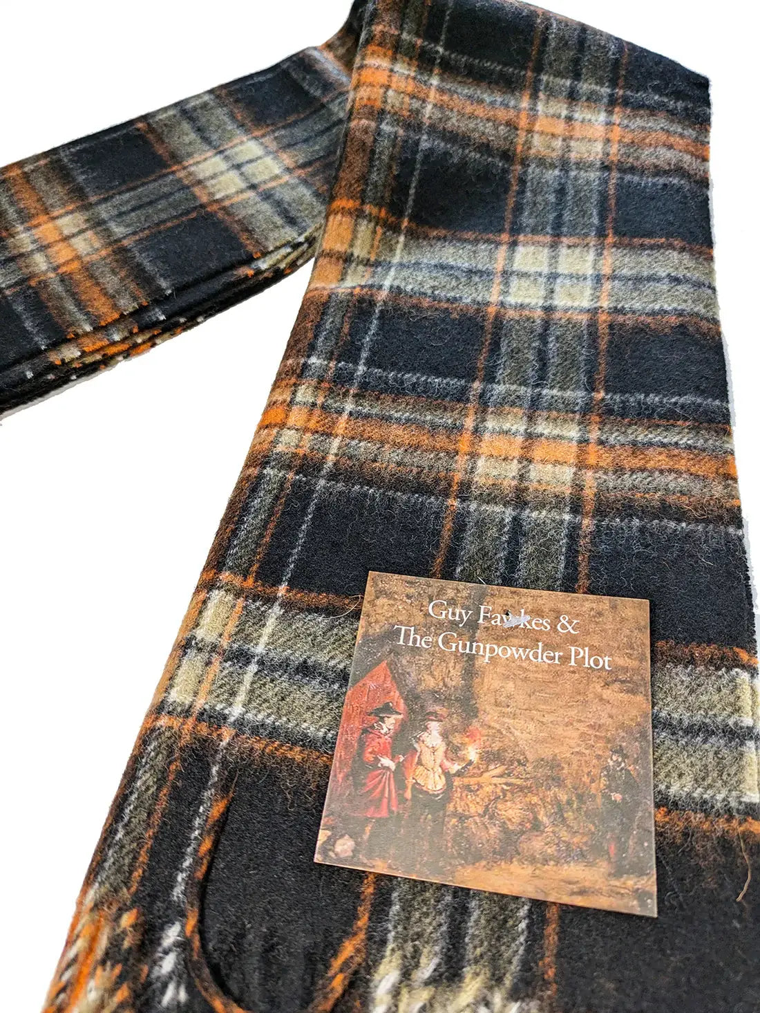 Guy Fawkes Lambswool Tartan Scarf