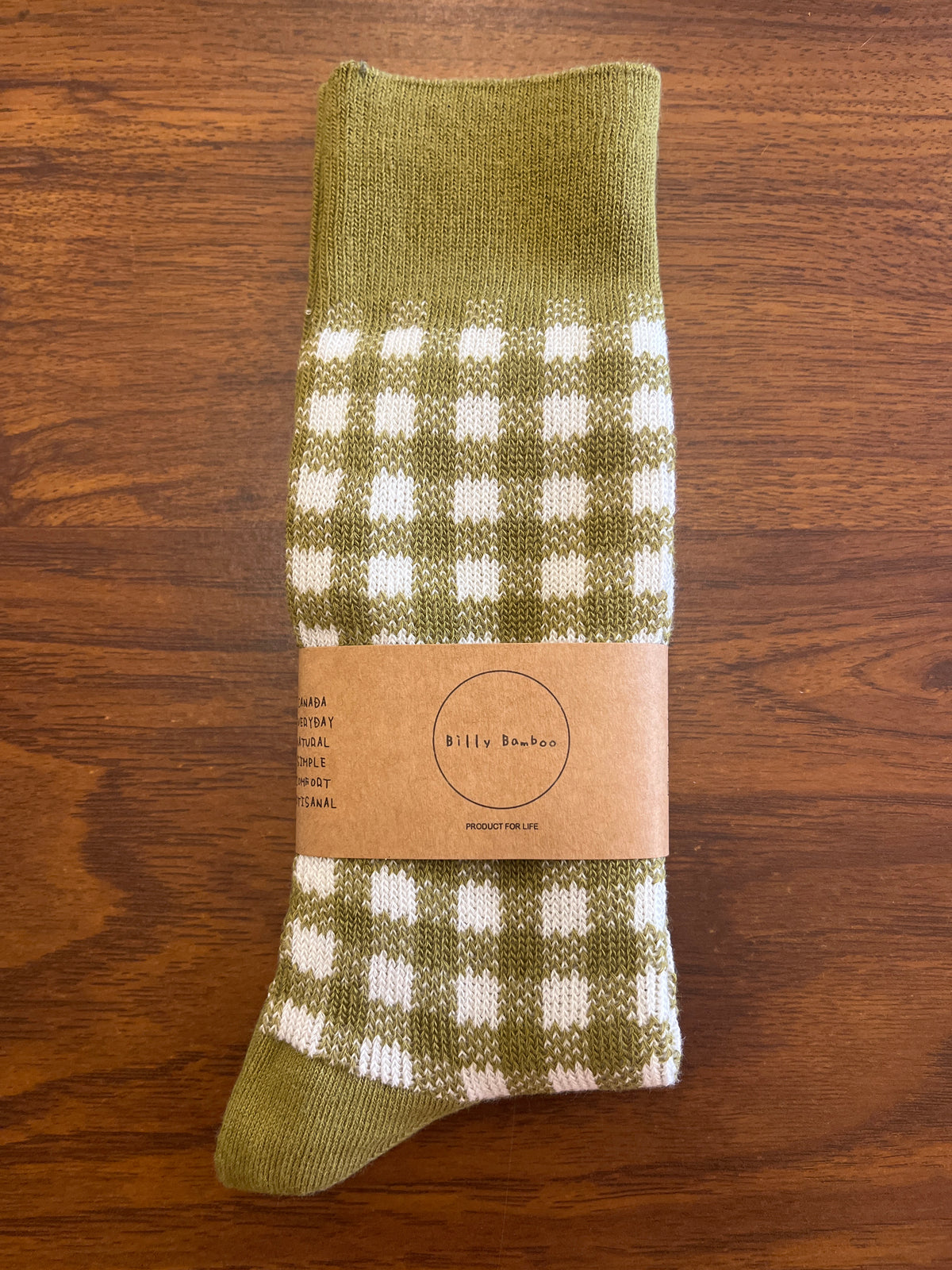 Billy Bamboo Cotswold Gingham Socks